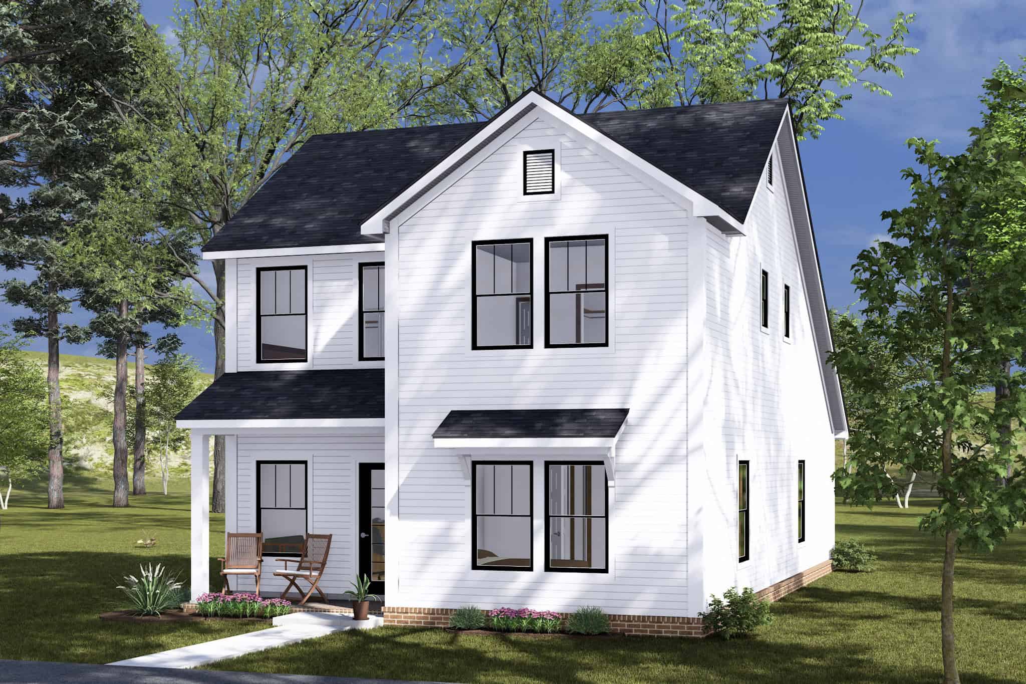 Right Side View of this 3-Bedroom,1562 Sq Ft Plan -178-1491