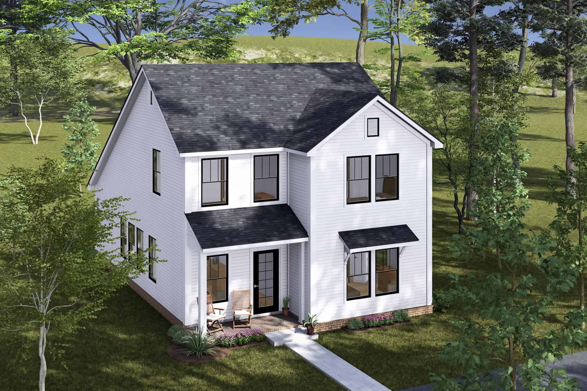 Front View of this 3-Bedroom,1562 Sq Ft Plan -178-1491
