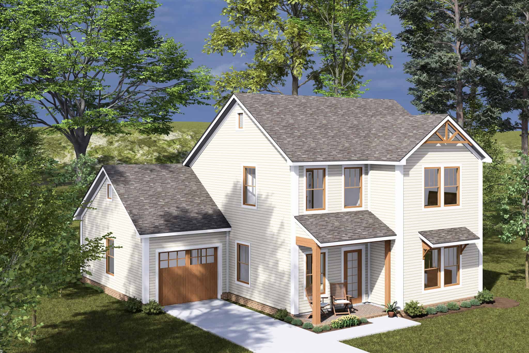 Left Side View of this 3-Bedroom,1562 Sq Ft Plan -178-1492