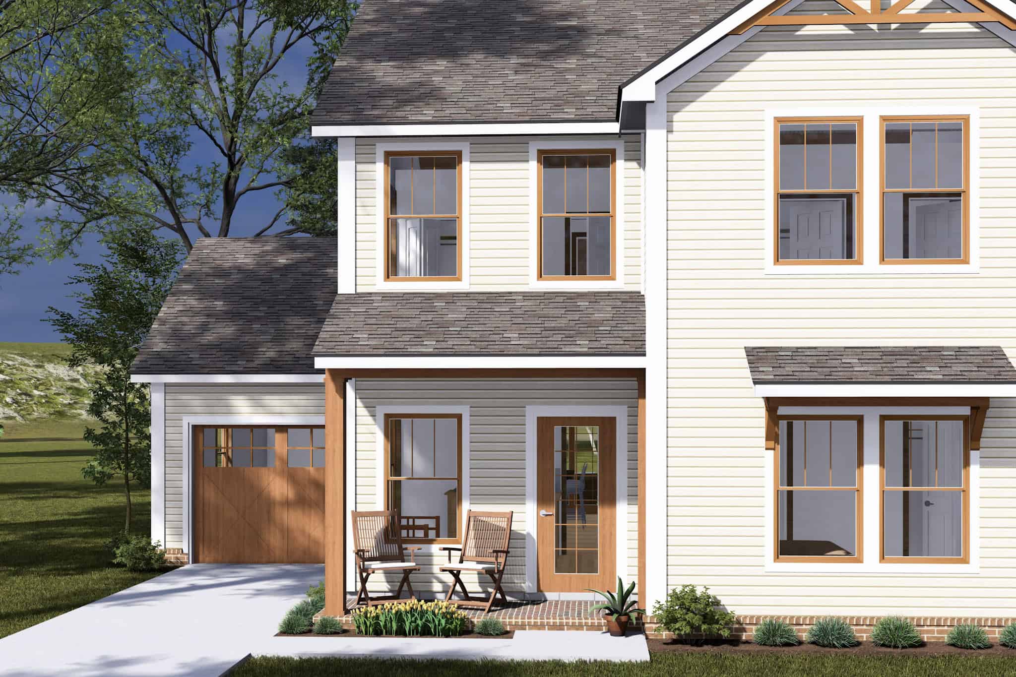 Porch of this 3-Bedroom,1562 Sq Ft Plan -178-1492
