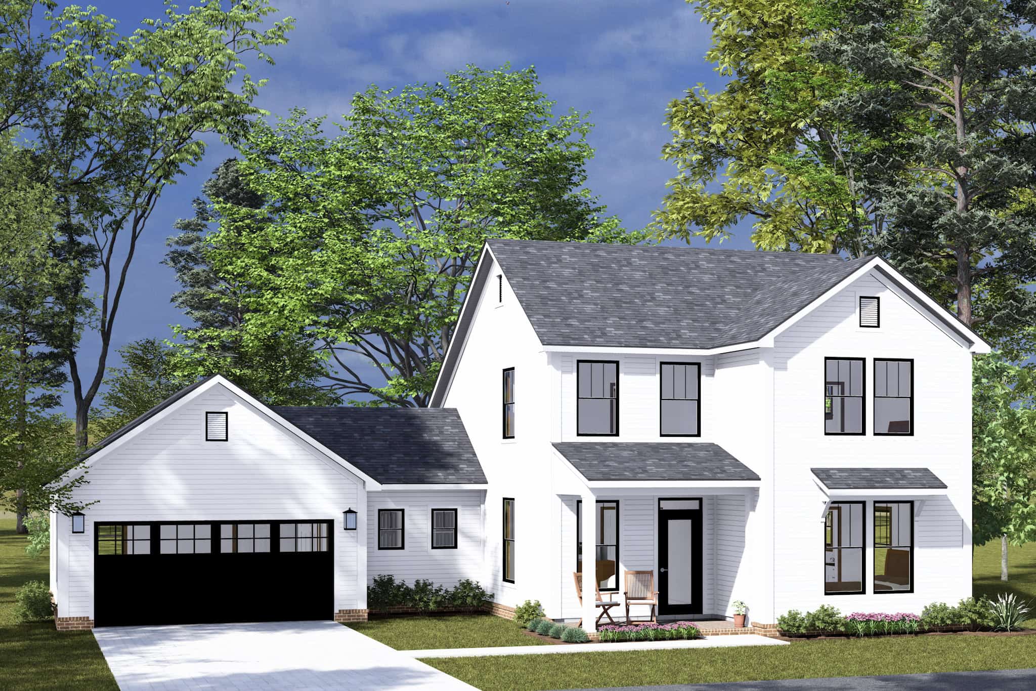 Front View of this 3-Bedroom,1762 Sq Ft Plan -178-1493