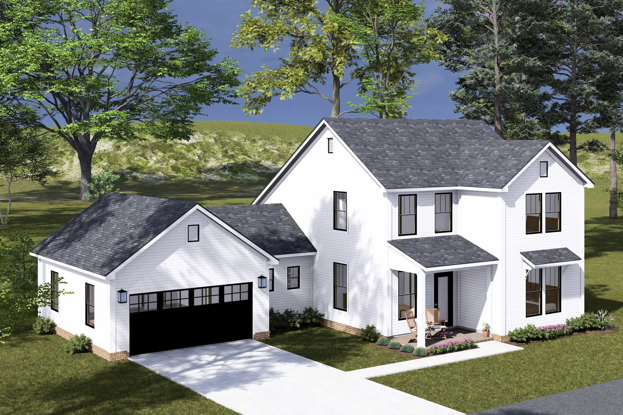 Front View of this 3-Bedroom,1762 Sq Ft Plan -178-1493