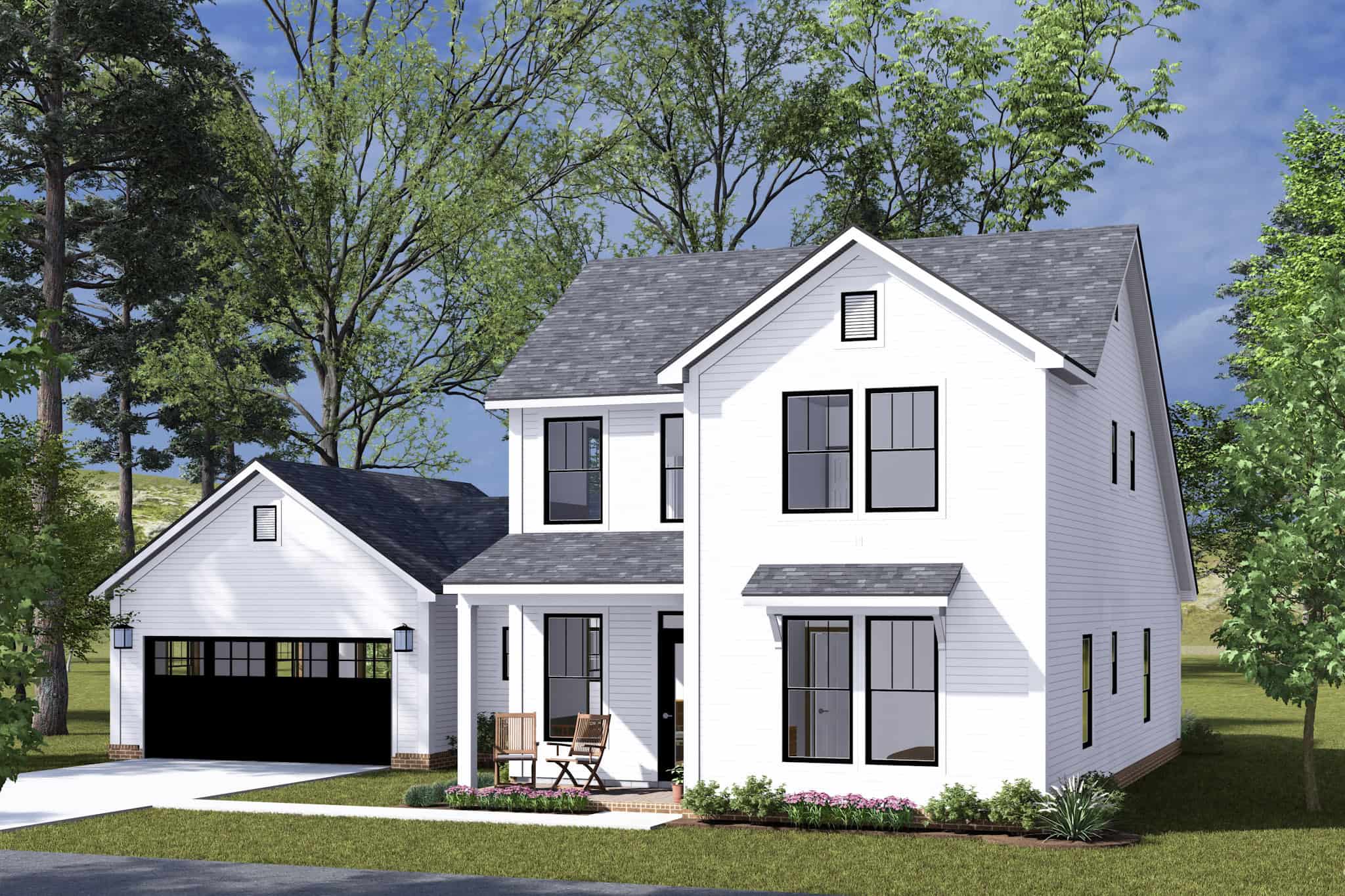 Front View of this 3-Bedroom,1762 Sq Ft Plan -178-1493