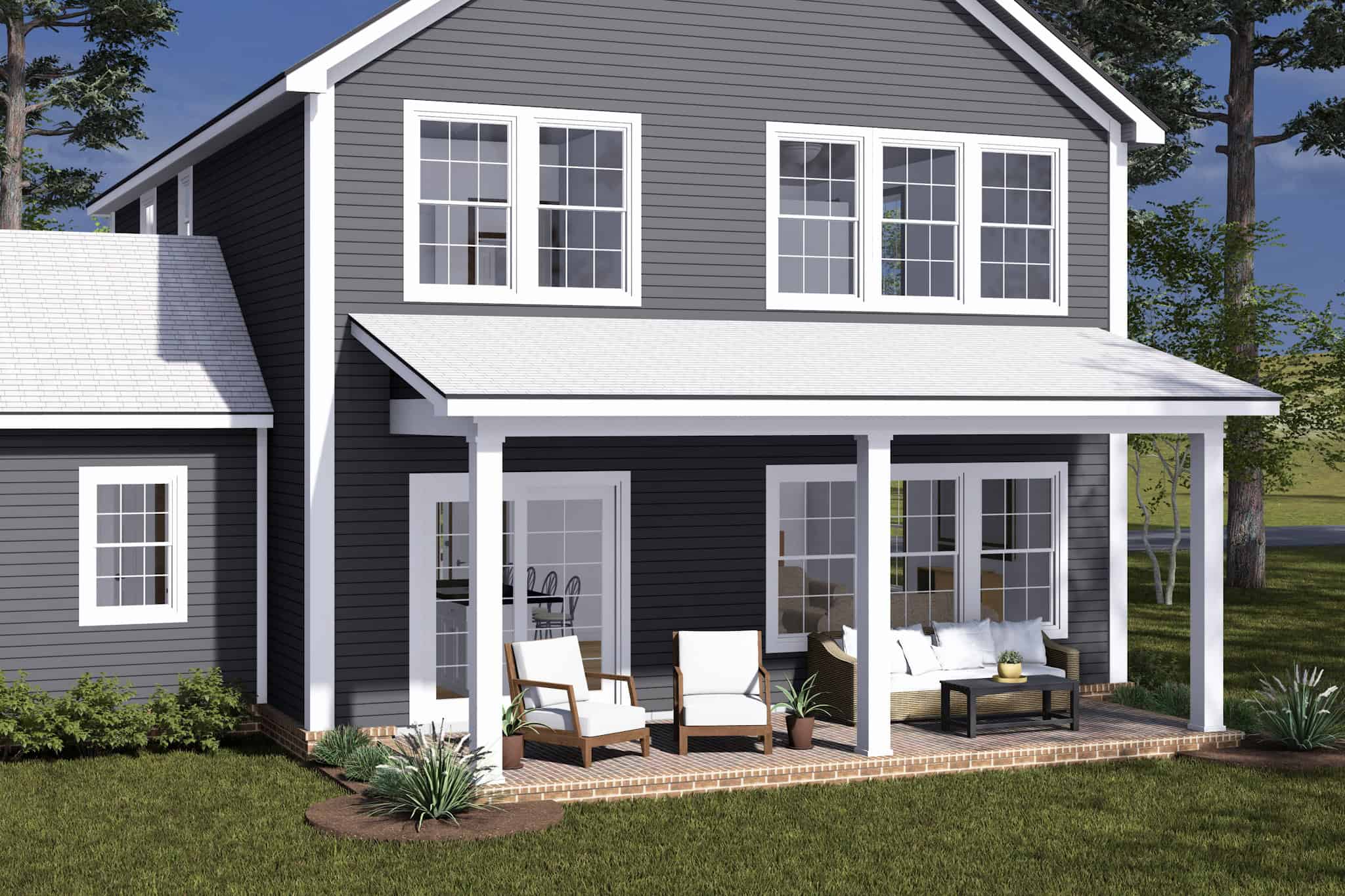 Porch of this 4-Bedroom,2262 Sq Ft Plan -178-1495