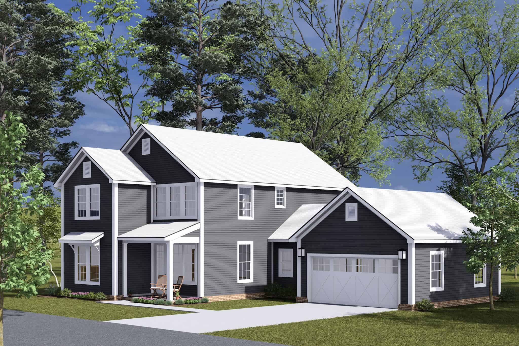 Right Side View of this 4-Bedroom,2262 Sq Ft Plan -178-1495