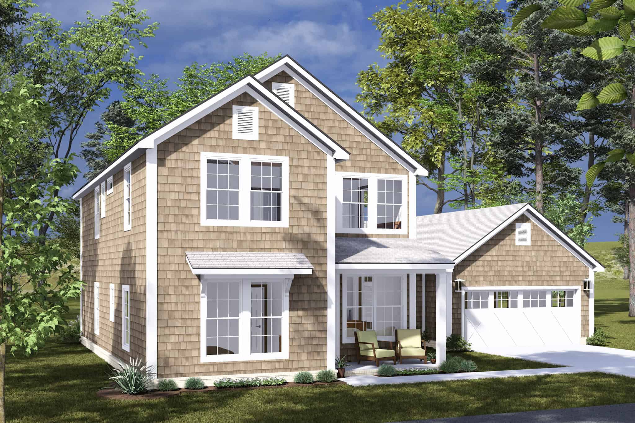 Left Side View of this 4-Bedroom,2275 Sq Ft Plan -178-1497