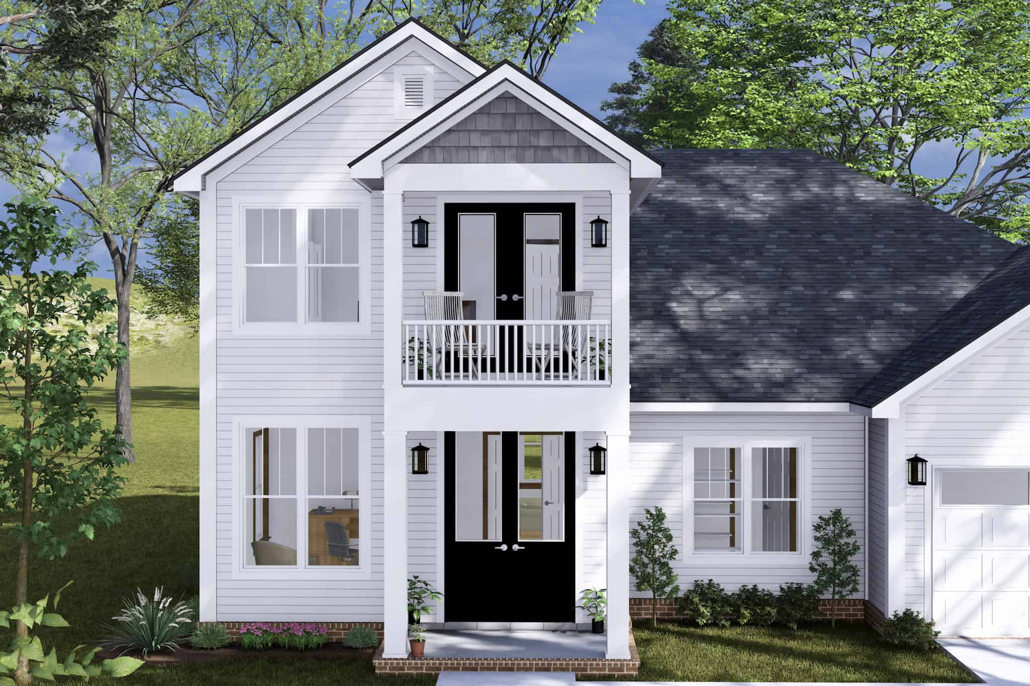 Porch of this 3-Bedroom,2038 Sq Ft Plan -178-1498