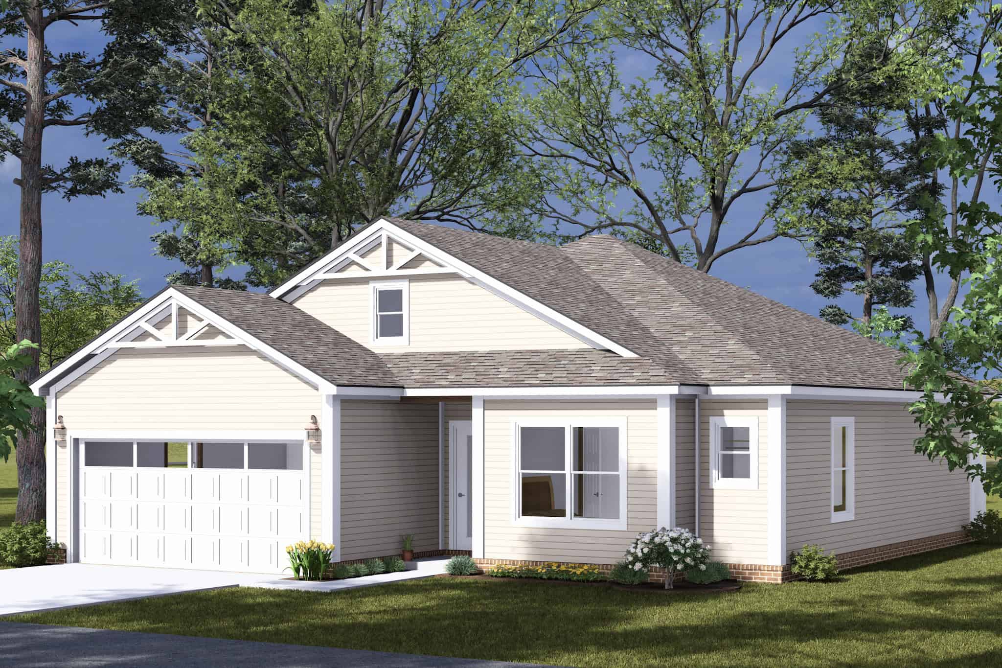 Right Side View of this 3-Bedroom,1280 Sq Ft Plan -178-1499