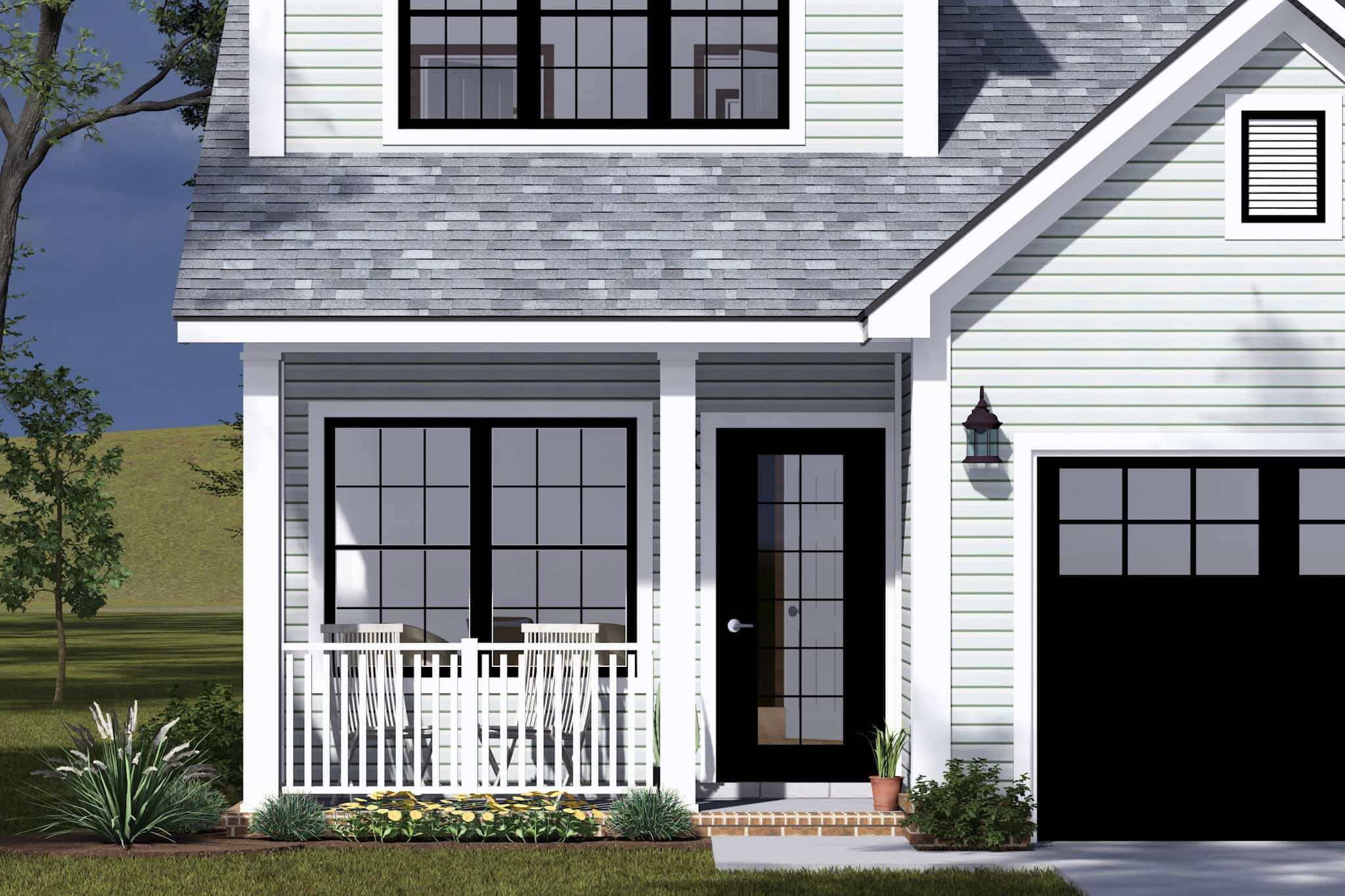 Porch of this 3-Bedroom,1491 Sq Ft Plan -178-1500