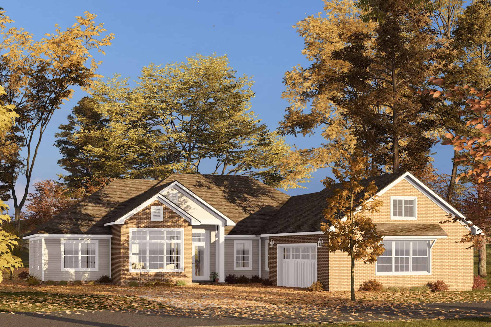 Front View of this 4-Bedroom,2284 Sq Ft Plan -178-1501