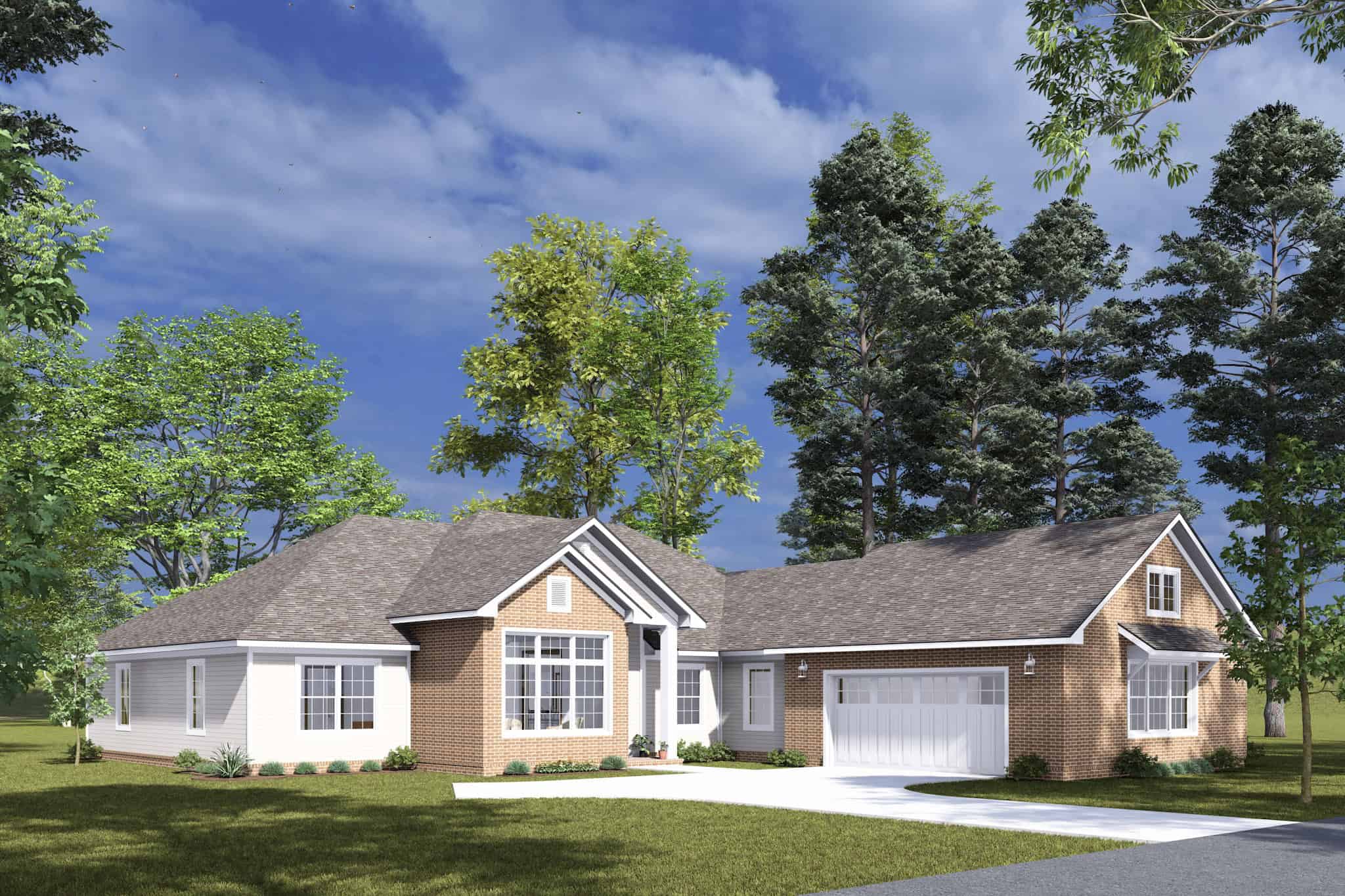 Left Side View of this 4-Bedroom,2284 Sq Ft Plan -178-1501