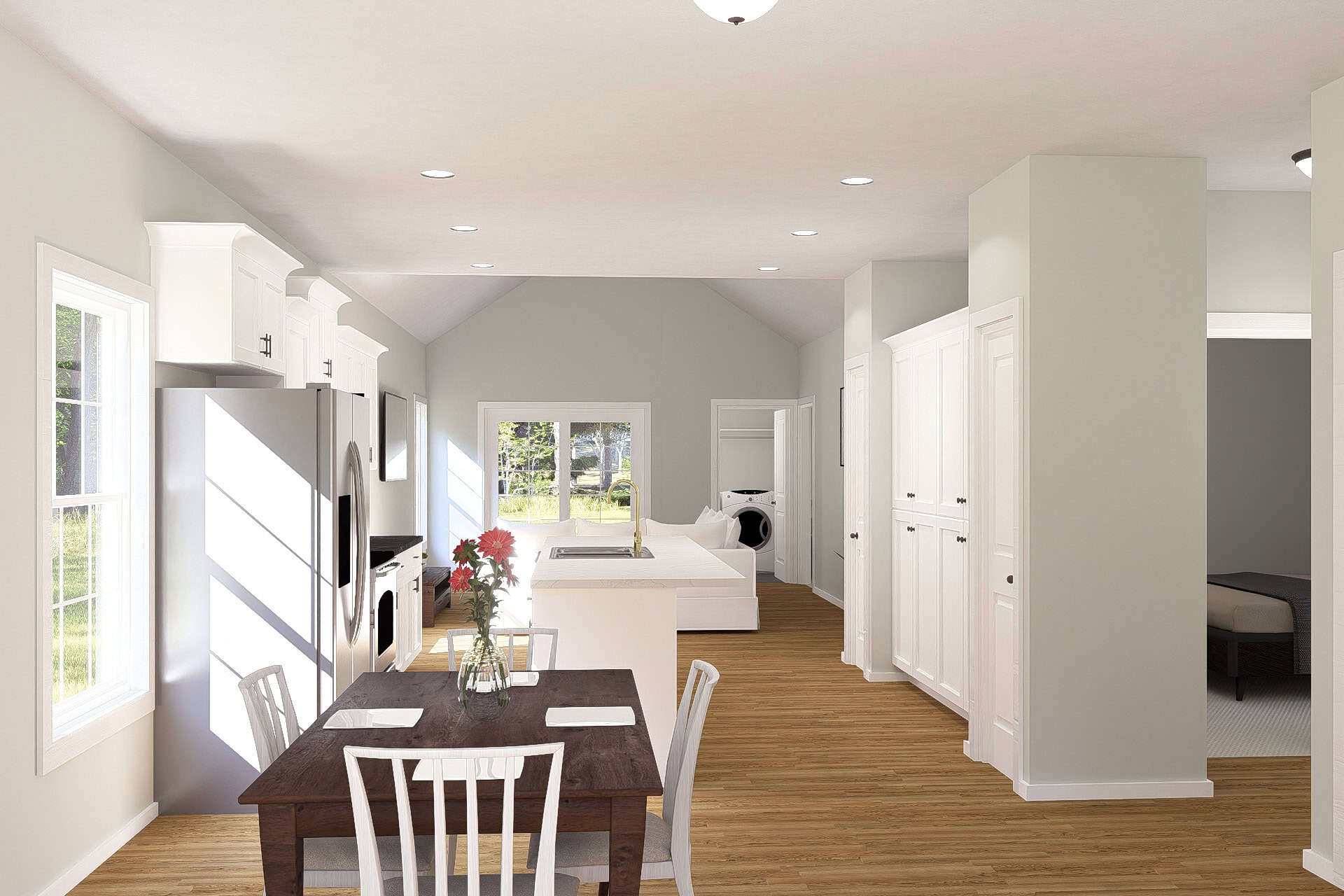 Dining Room of this 2-Bedroom,1172 Sq Ft Plan -178-1503