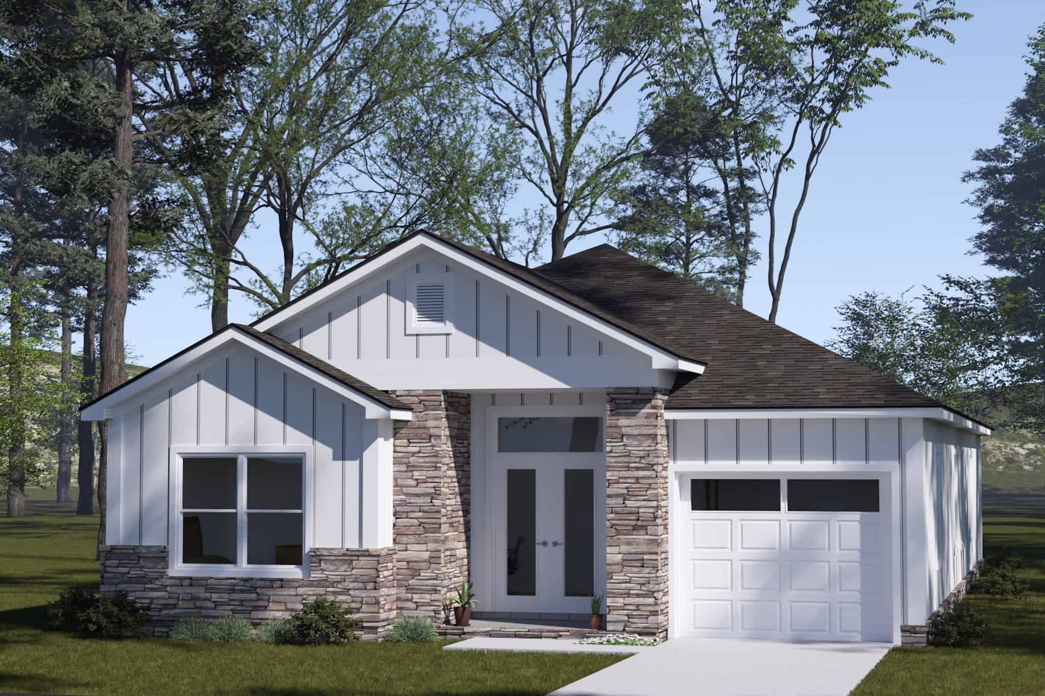 Front View of this 3-Bedroom,1585 Sq Ft Plan -178-1506
