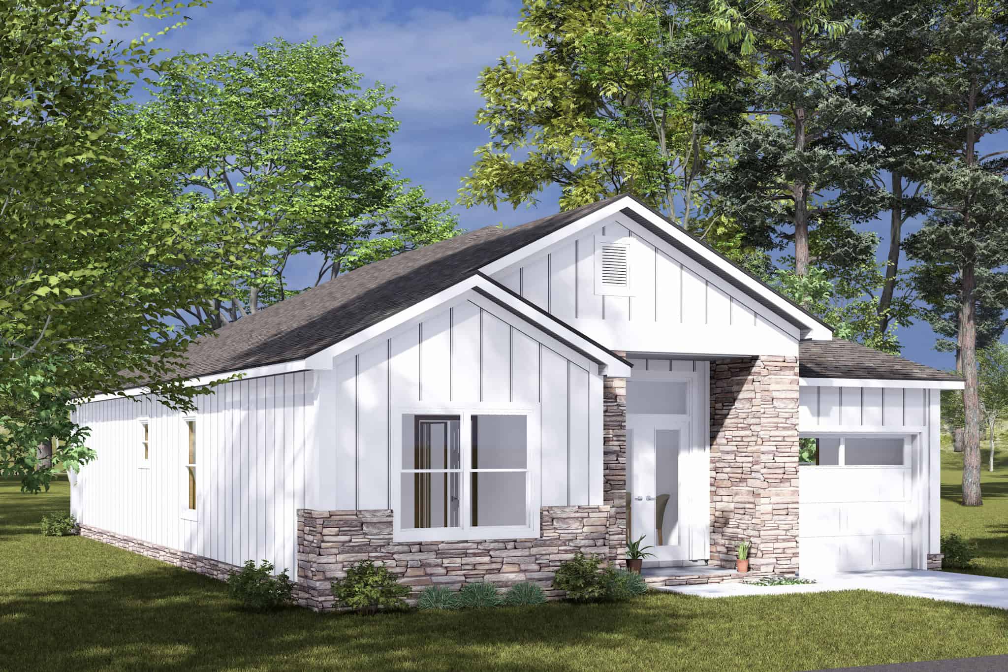 Left Side View of this 3-Bedroom,1585 Sq Ft Plan -178-1506