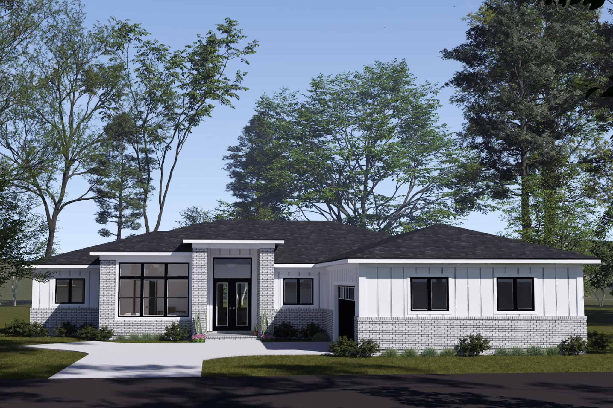 Front View of this 4-Bedroom,2289 Sq Ft Plan -178-1508