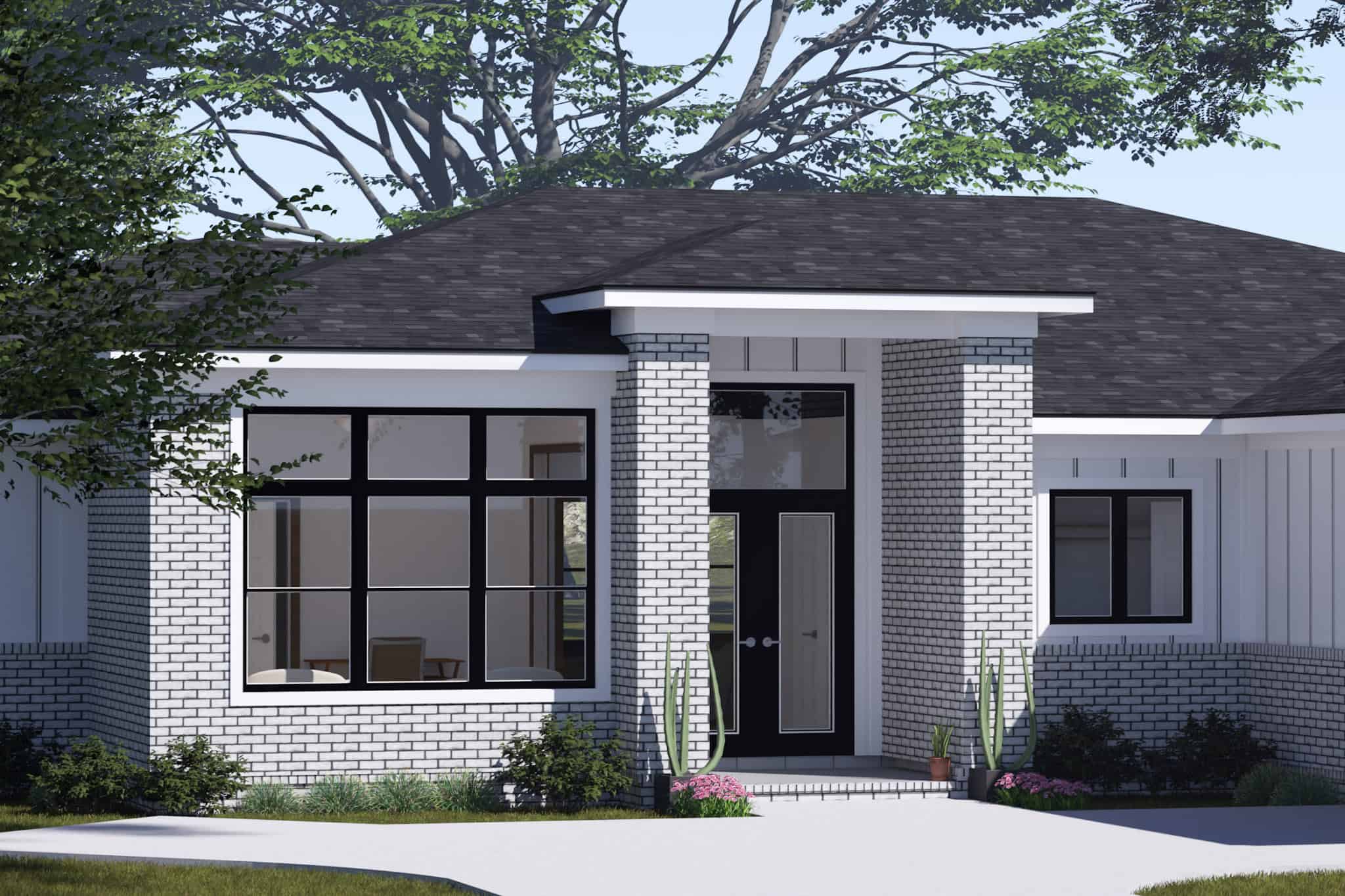 Front Door of this 4-Bedroom,2289 Sq Ft Plan -178-1508