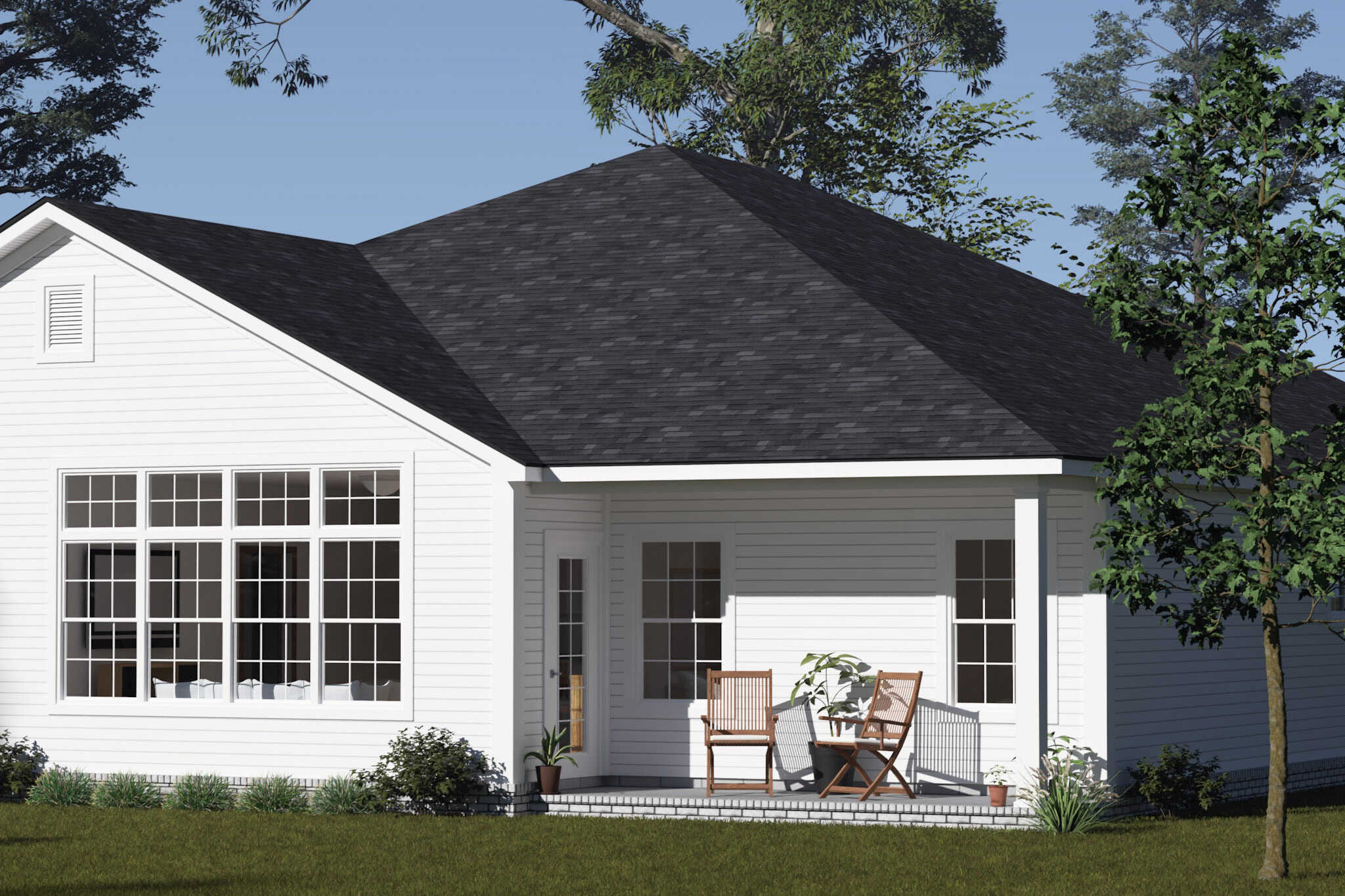 Porch of this 5-Bedroom,2022 Sq Ft Plan -178-1510