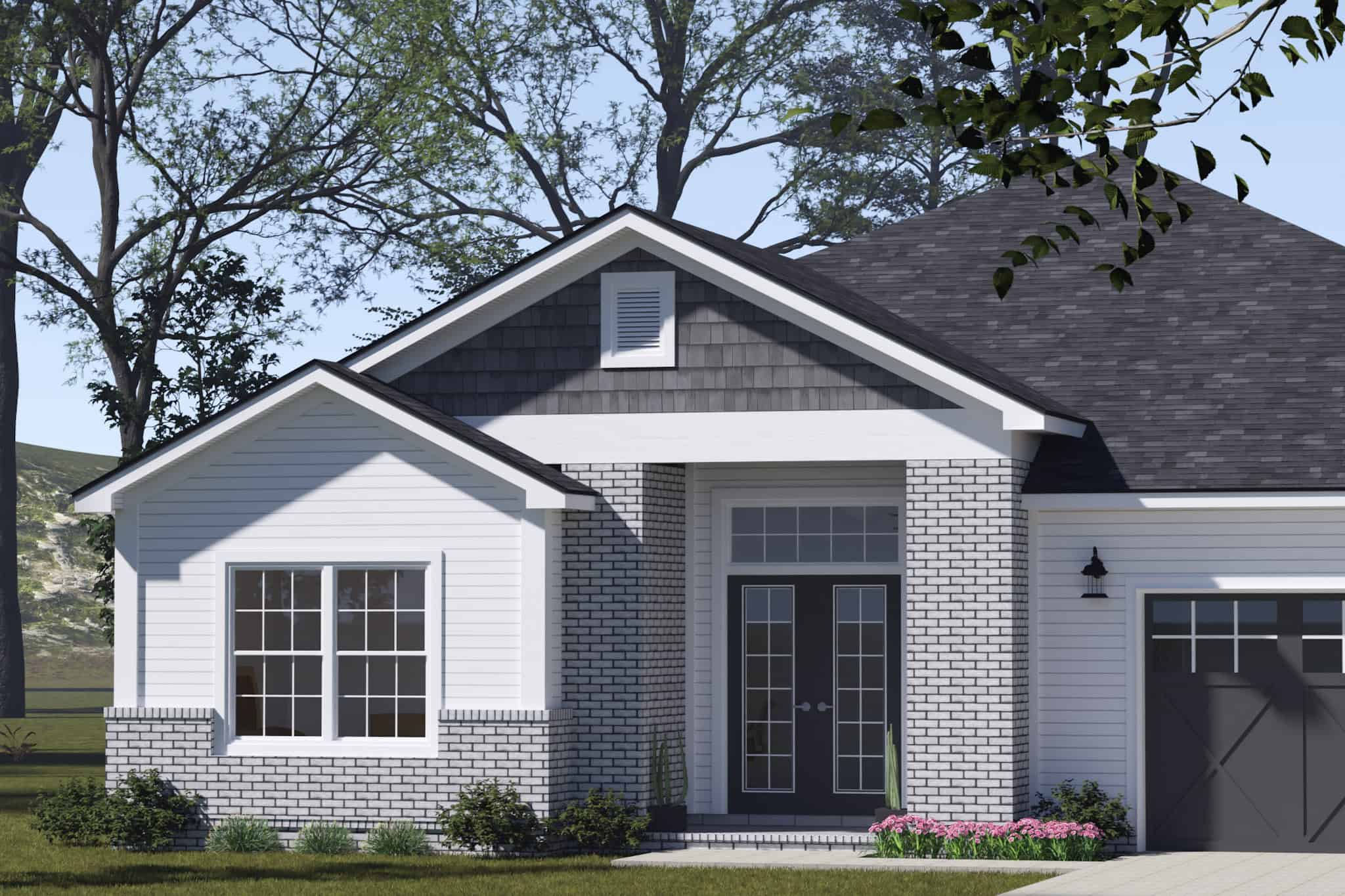 Front Door of this 5-Bedroom,2022 Sq Ft Plan -178-1510