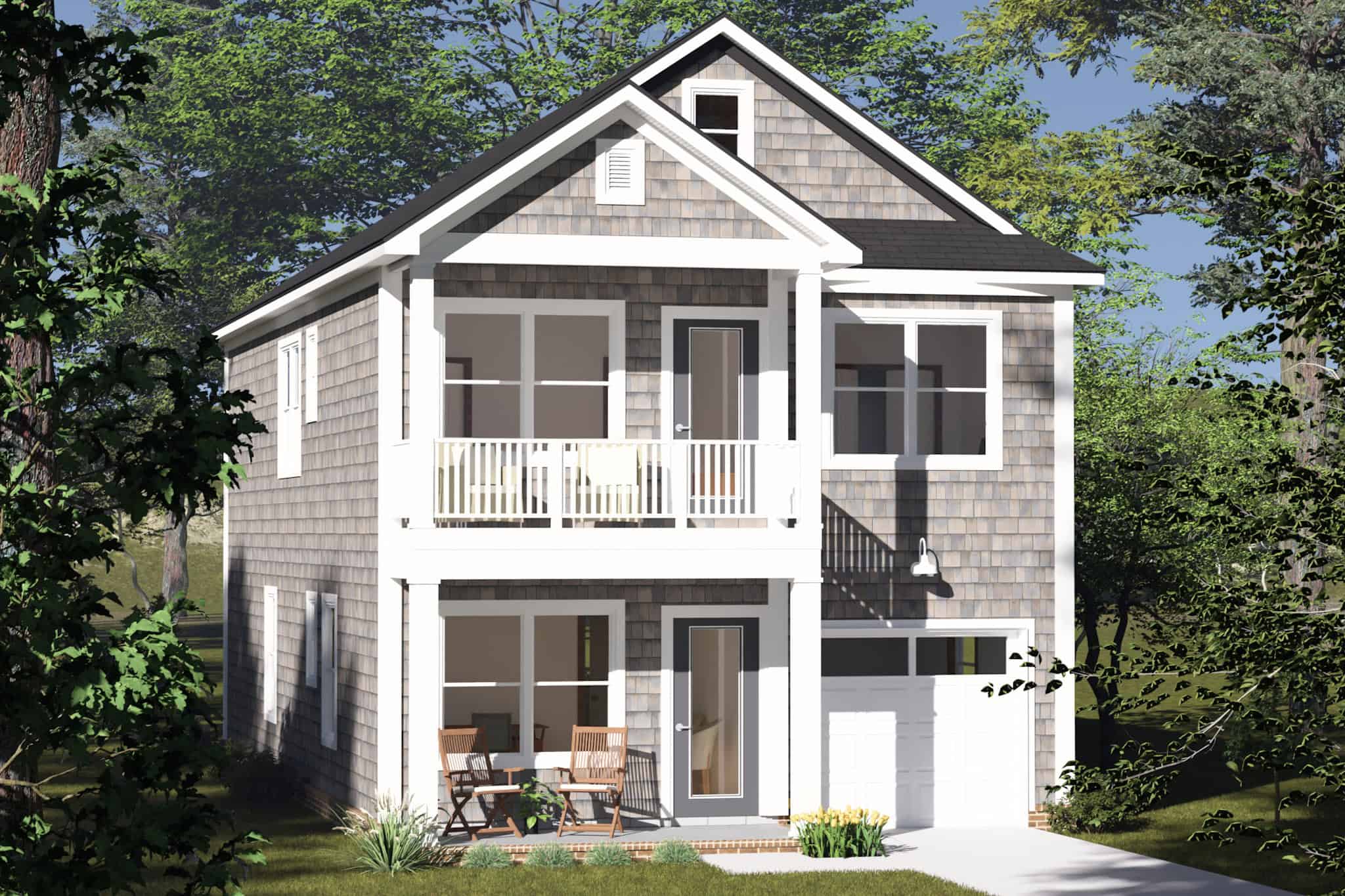 Left Side View of this 3-Bedroom,1958 Sq Ft Plan -178-1512