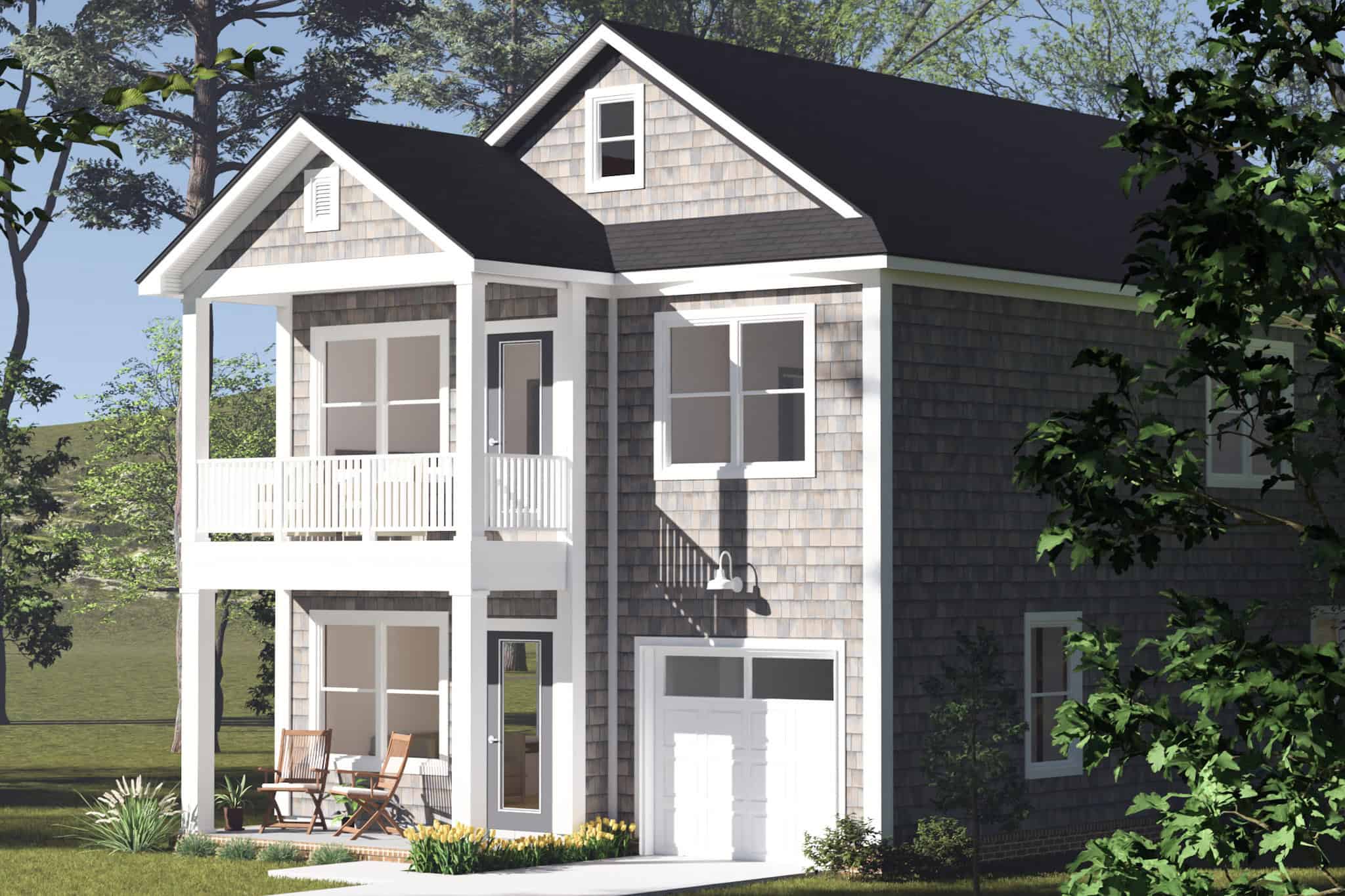 Right Side View of this 3-Bedroom,1958 Sq Ft Plan -178-1512