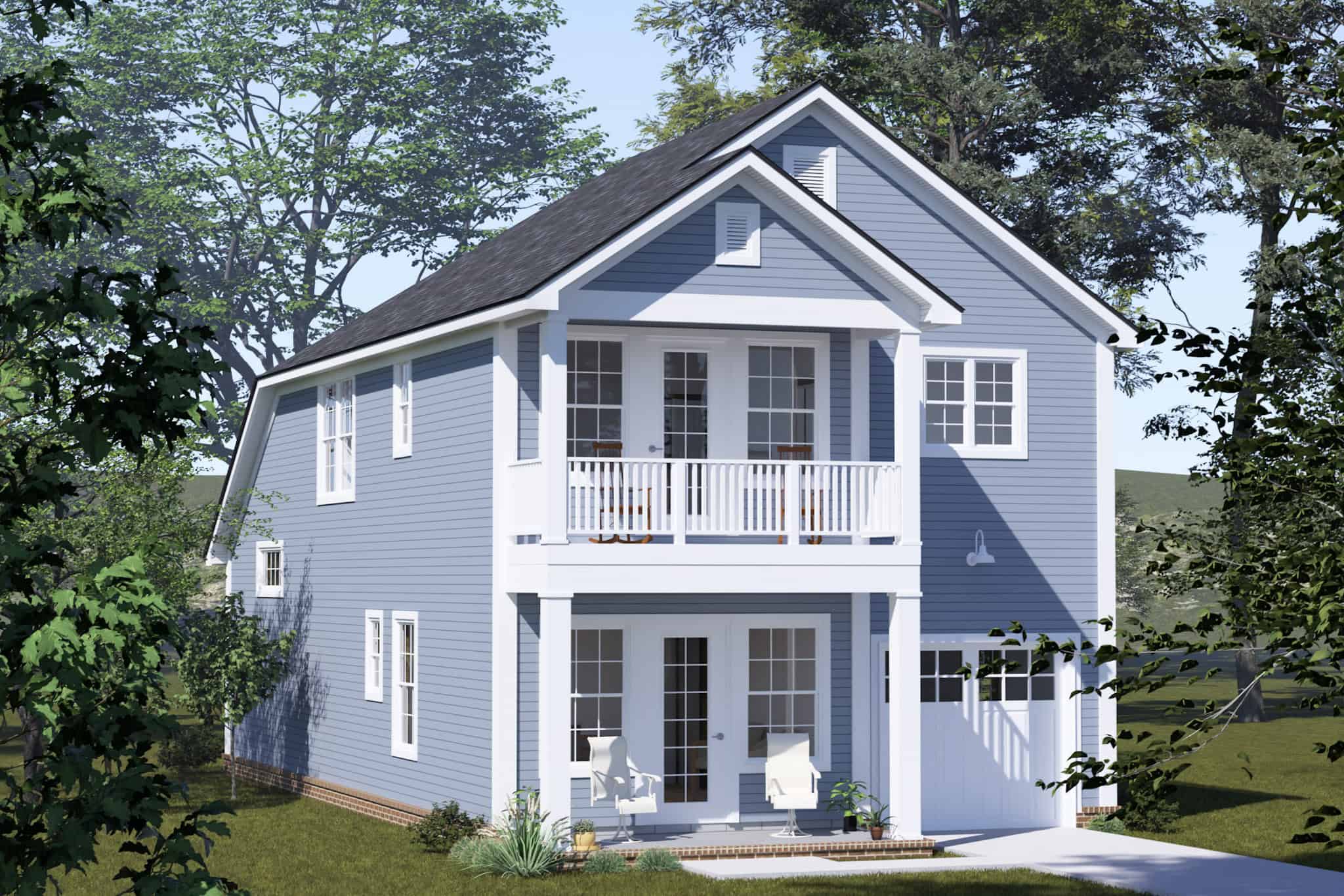 Left Side View of this 3-Bedroom,1575 Sq Ft Plan -178-1515