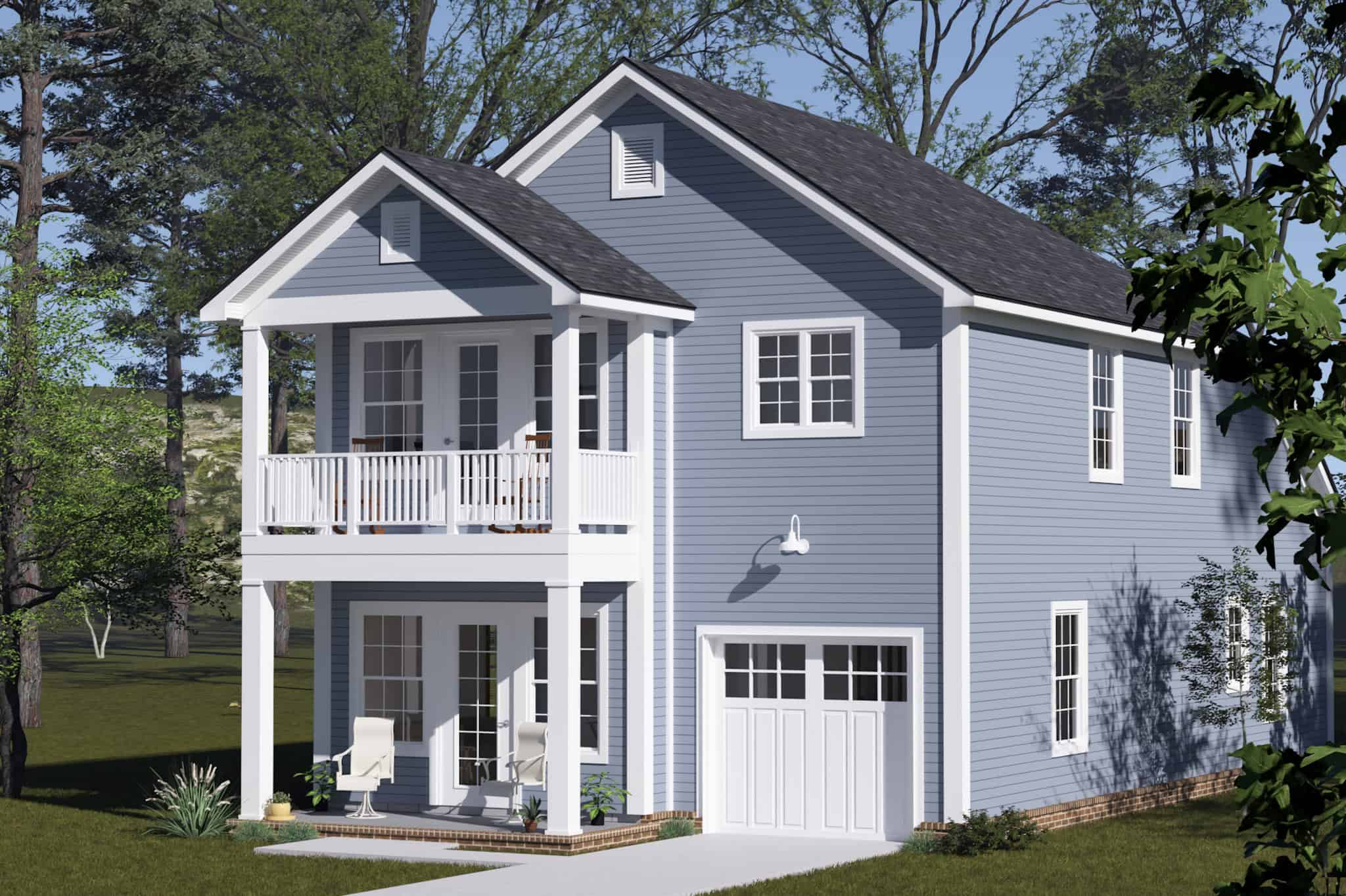 Right Side View of this 3-Bedroom,1575 Sq Ft Plan -178-1515