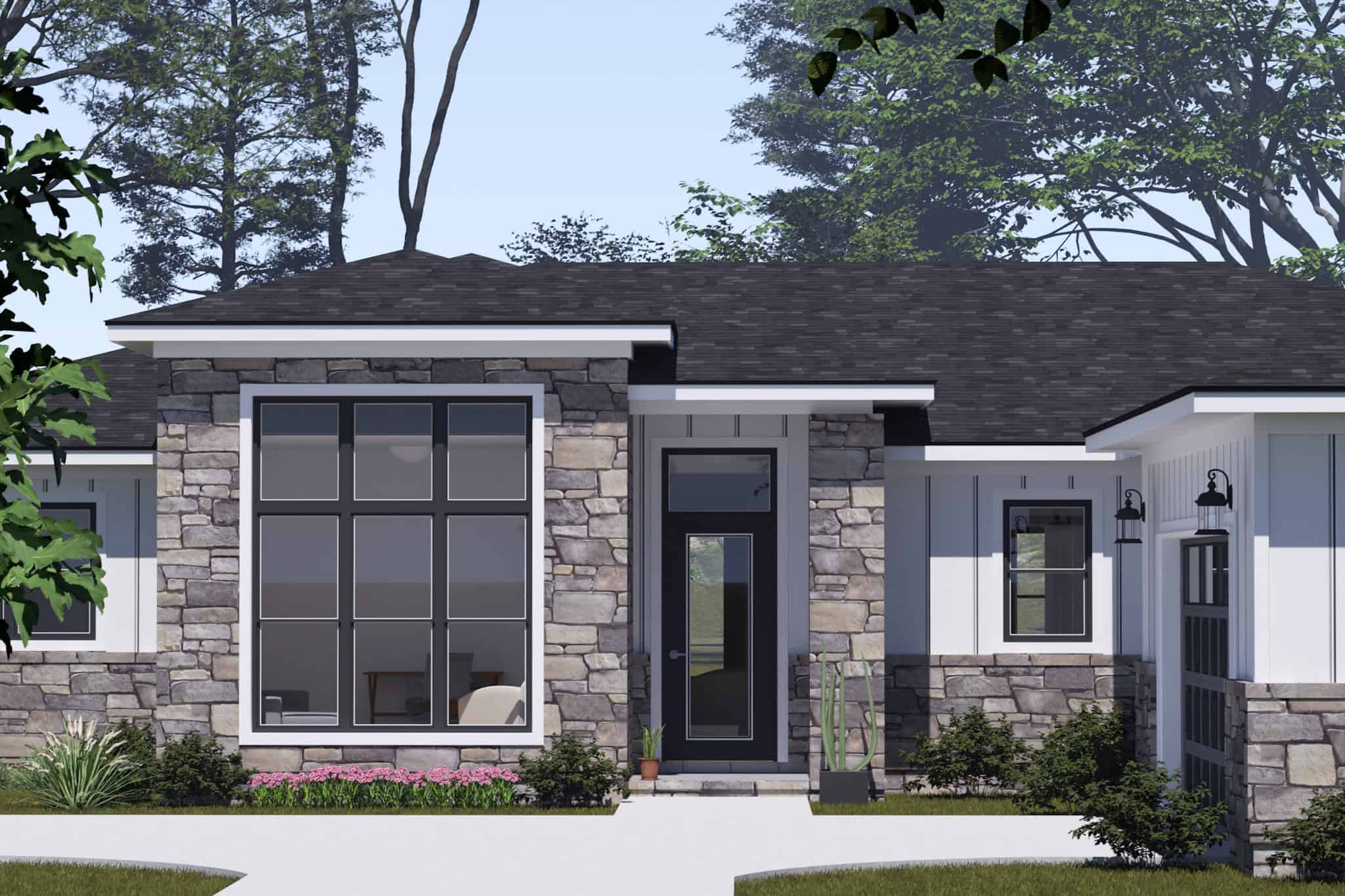Front Door of this 4-Bedroom,2284 Sq Ft Plan -178-1516