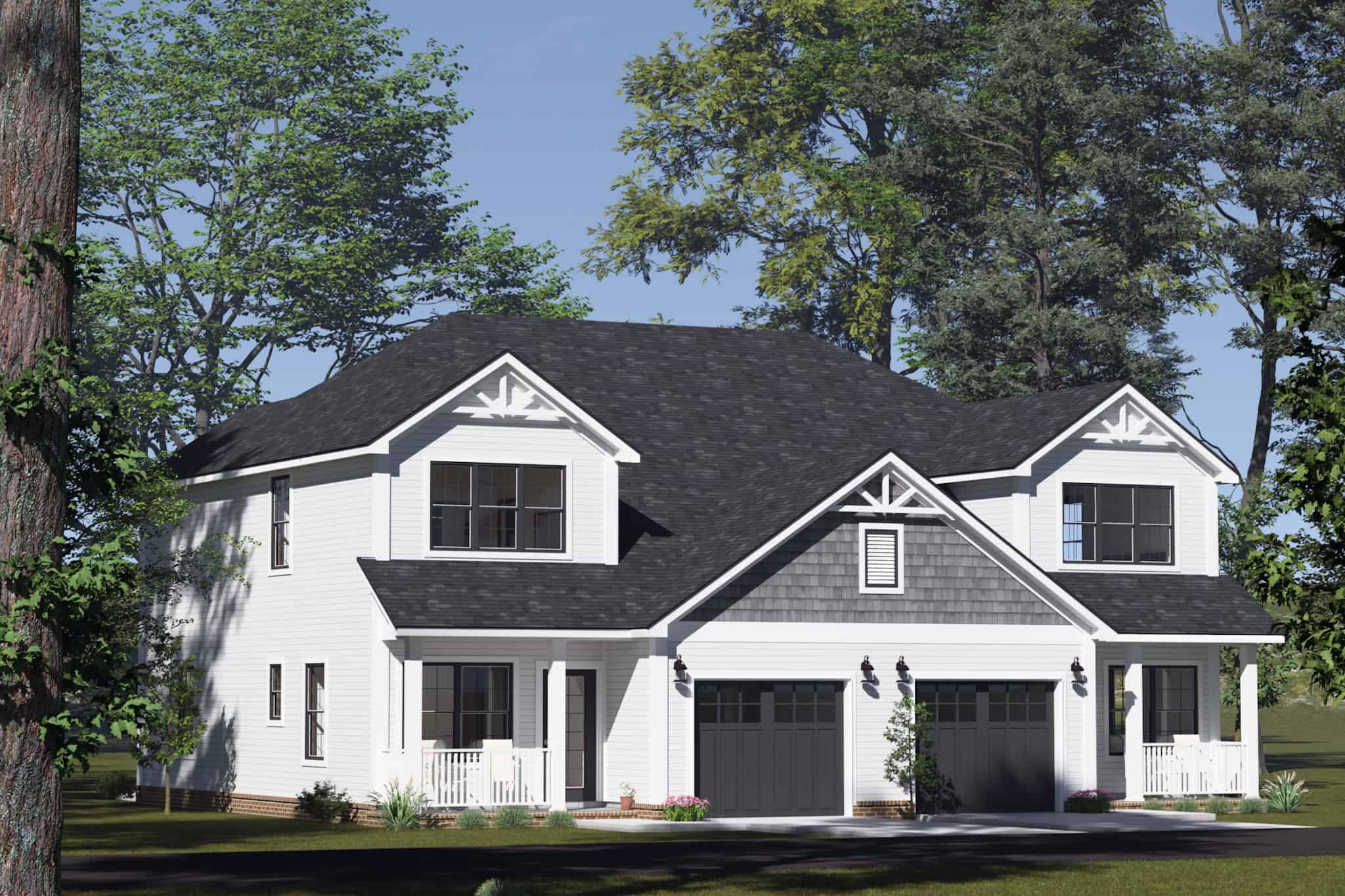 Left Side View of this 6-Bedroom,2982 Sq Ft Plan -178-1518