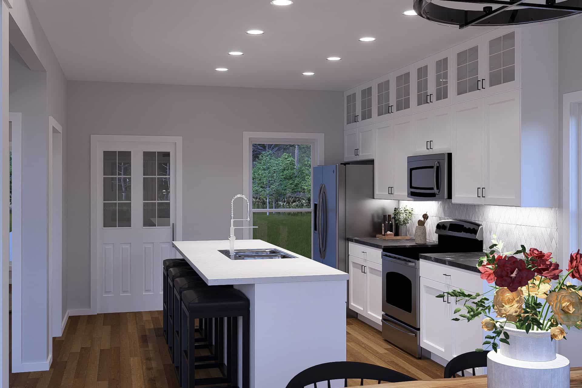 Kitchen: Kitchen Island of this 4-Bedroom,2664 Sq Ft Plan -178-1522