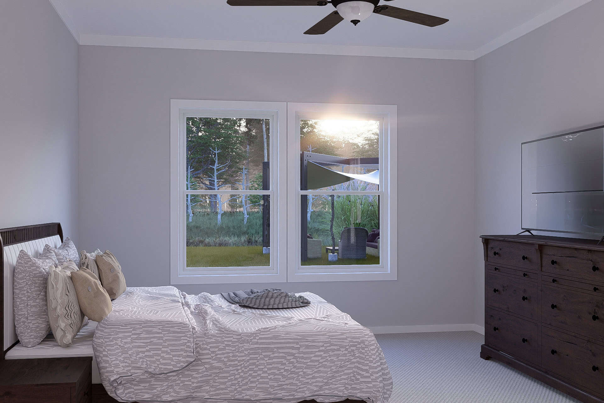 Master Bedroom of this 4-Bedroom,2664 Sq Ft Plan -178-1522