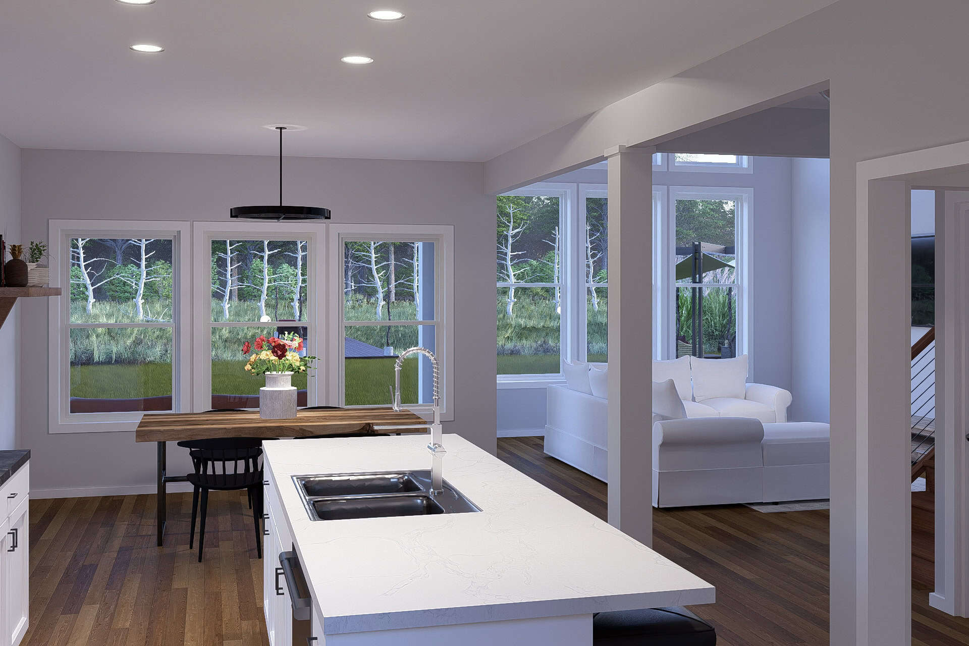 Kitchen: Kitchen Island of this 4-Bedroom,2664 Sq Ft Plan -178-1522