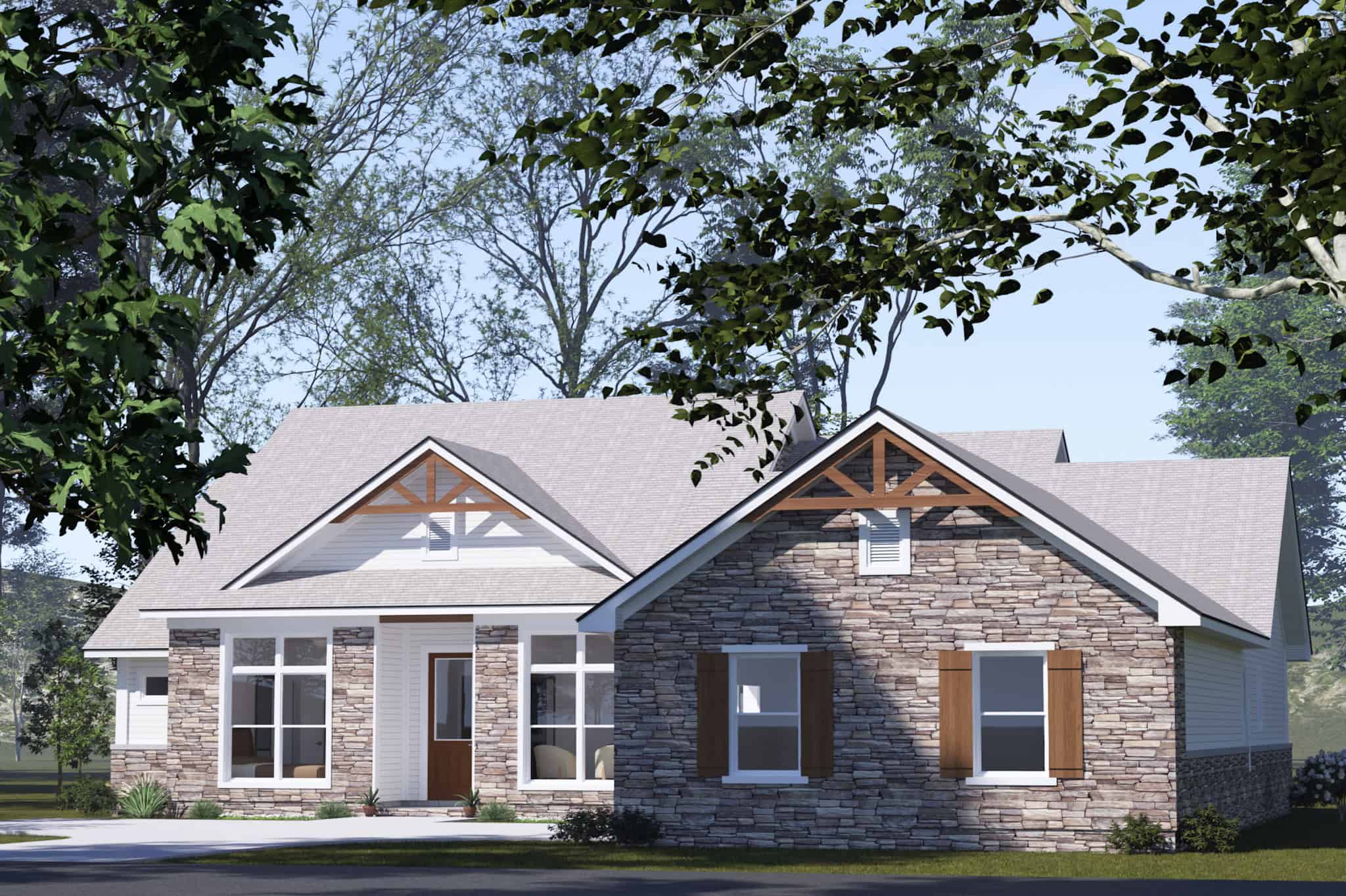 Right Side View of this 4-Bedroom,2352 Sq Ft Plan -178-1523