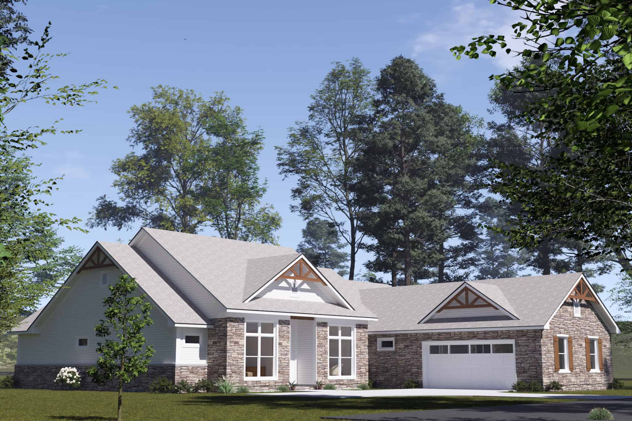 Left Side View of this 4-Bedroom,2352 Sq Ft Plan -178-1523