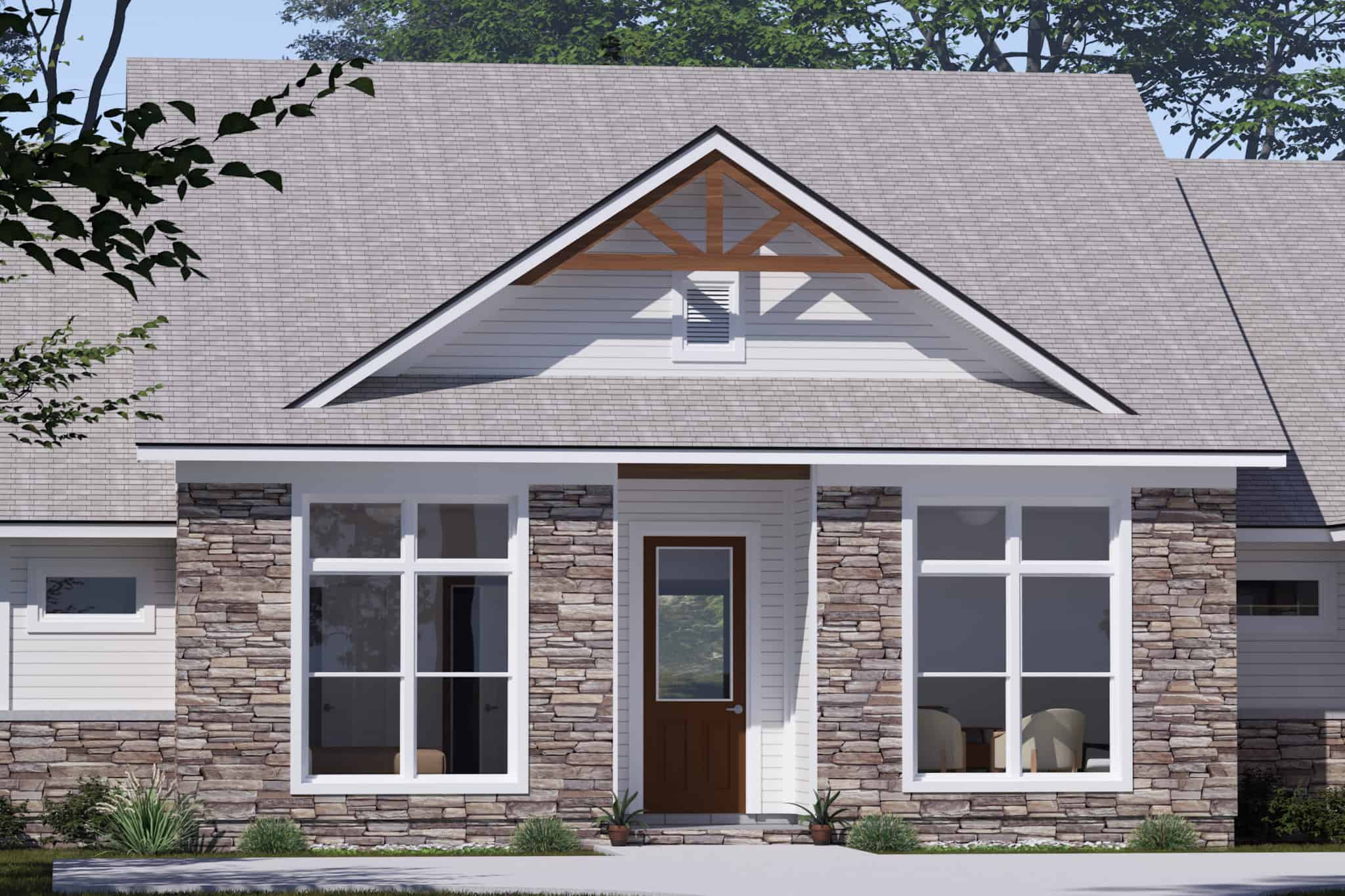 Front Door of this 4-Bedroom,2352 Sq Ft Plan -178-1523