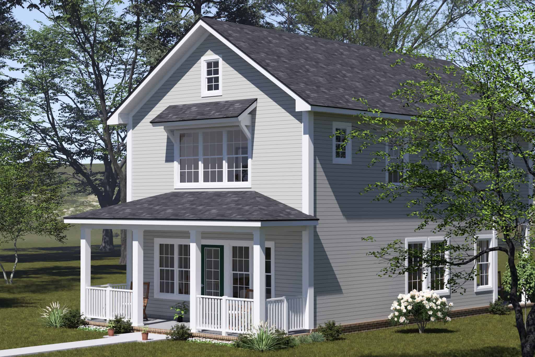 Right Side View of this 3-Bedroom,1585 Sq Ft Plan -178-1525