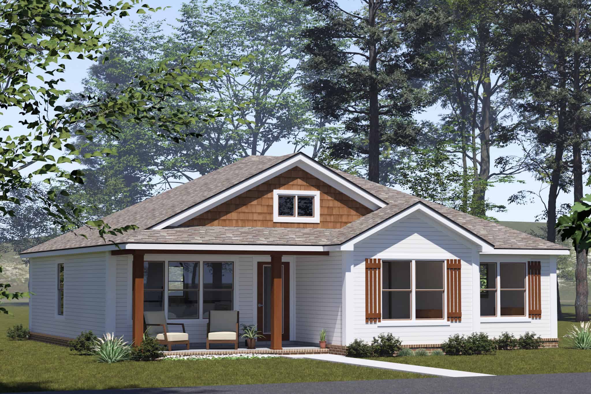 Left Side View of this -Bedroom, Sq Ft Plan -178-1528