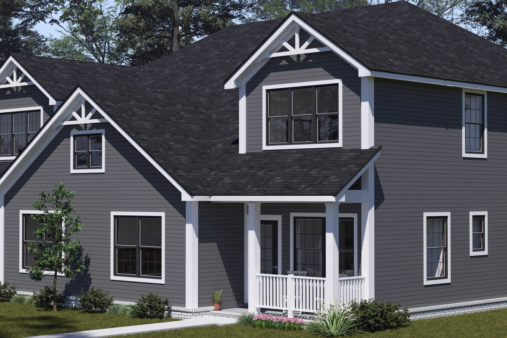 Porch of this 8-Bedroom,3538 Sq Ft Plan -178-1529