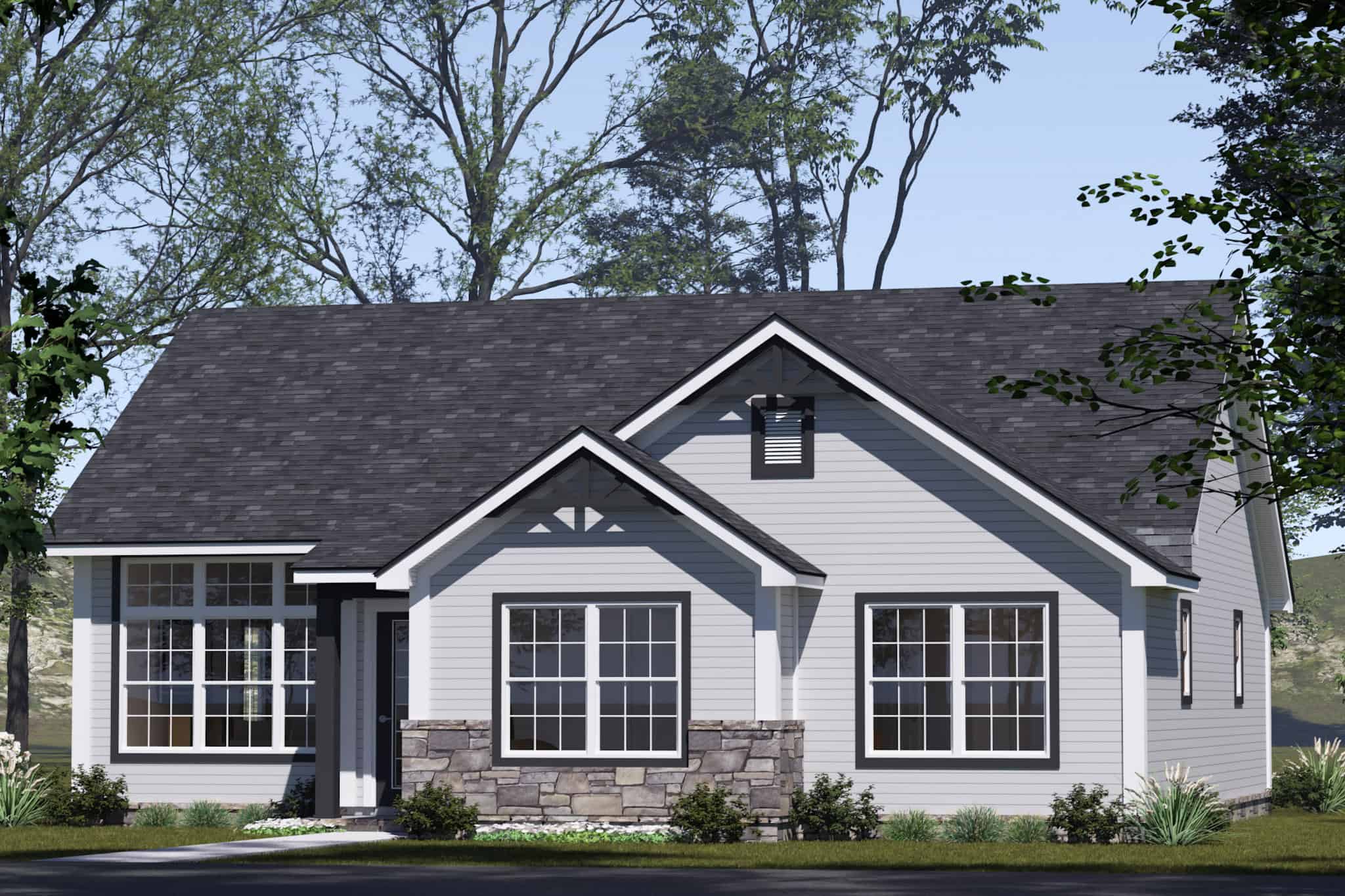 Right Side View of this 3-Bedroom,1341 Sq Ft Plan -178-1530