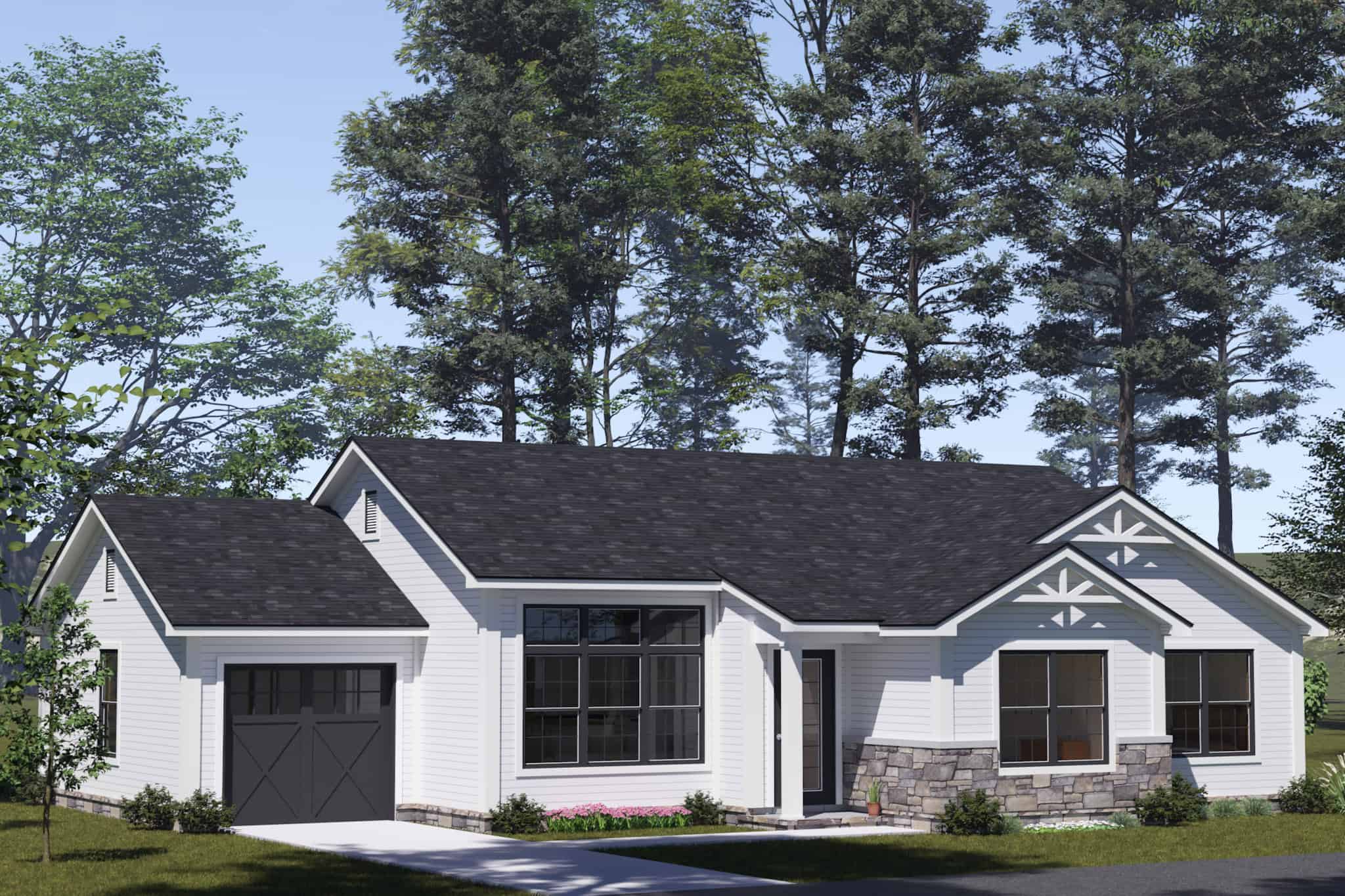 Left Side View of this 3-Bedroom,1341 Sq Ft Plan -178-1531