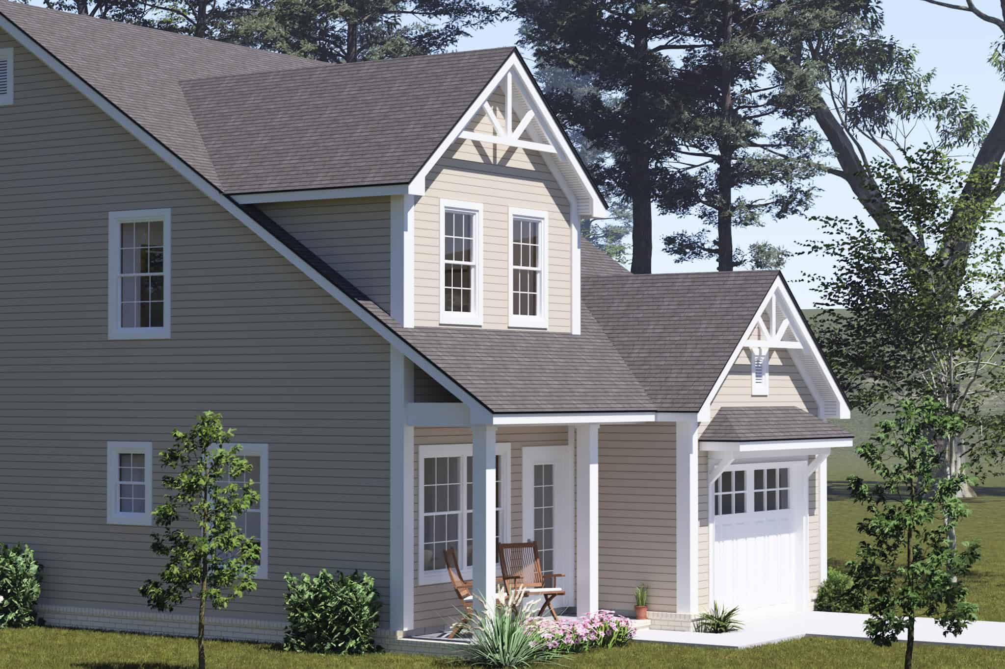 Left Side View of this 3-Bedroom,1491 Sq Ft Plan -178-1532