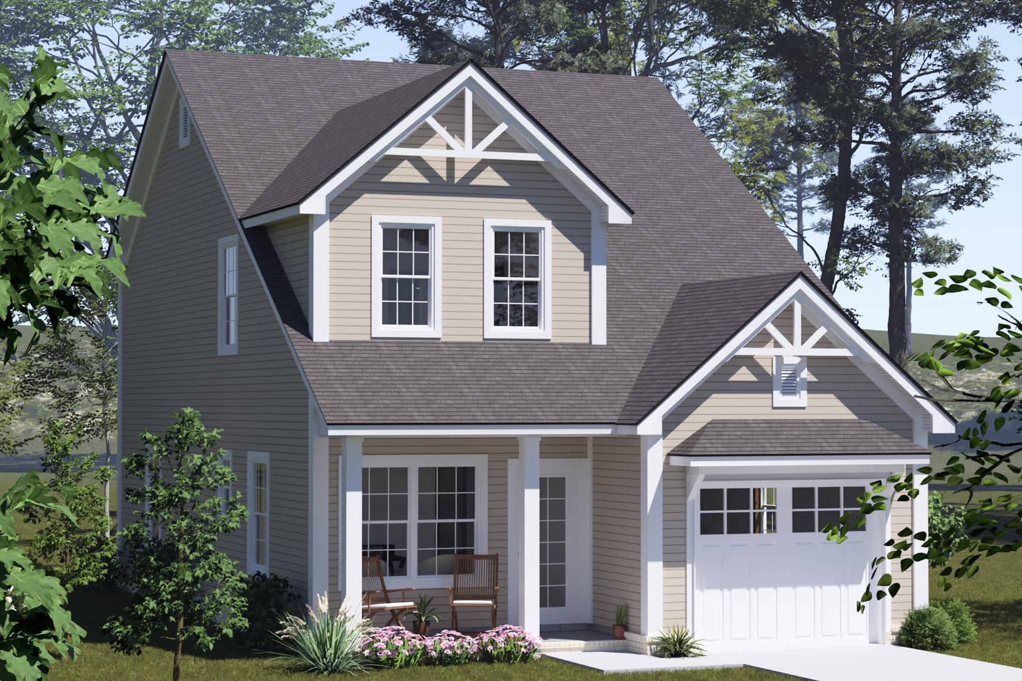Left Side View of this 3-Bedroom,1491 Sq Ft Plan -178-1532