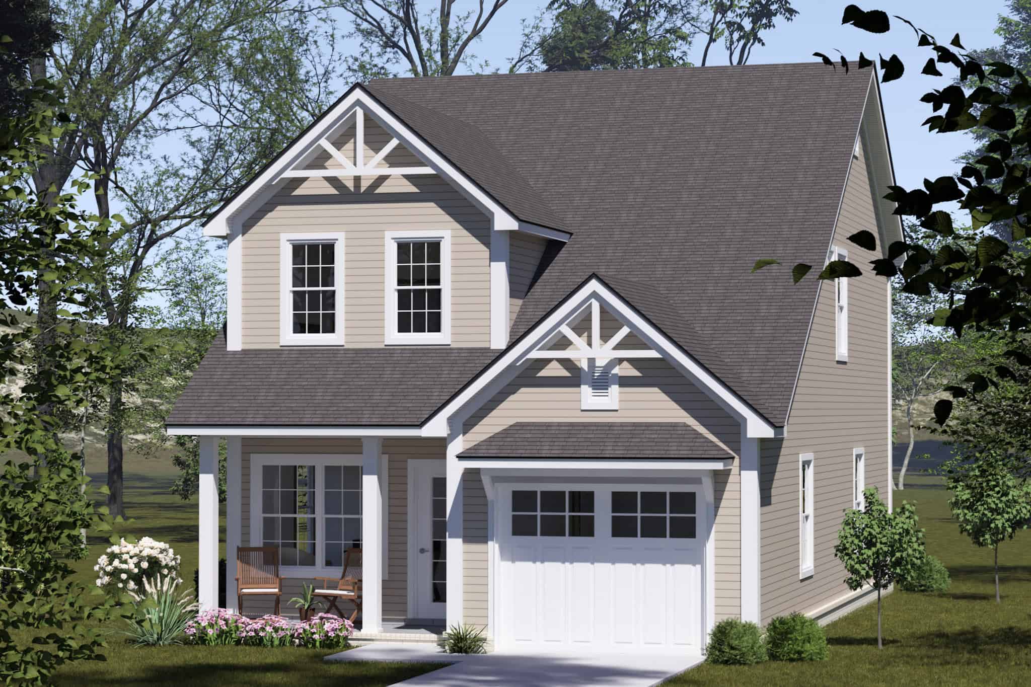 Right Side View of this 3-Bedroom,1491 Sq Ft Plan -178-1532