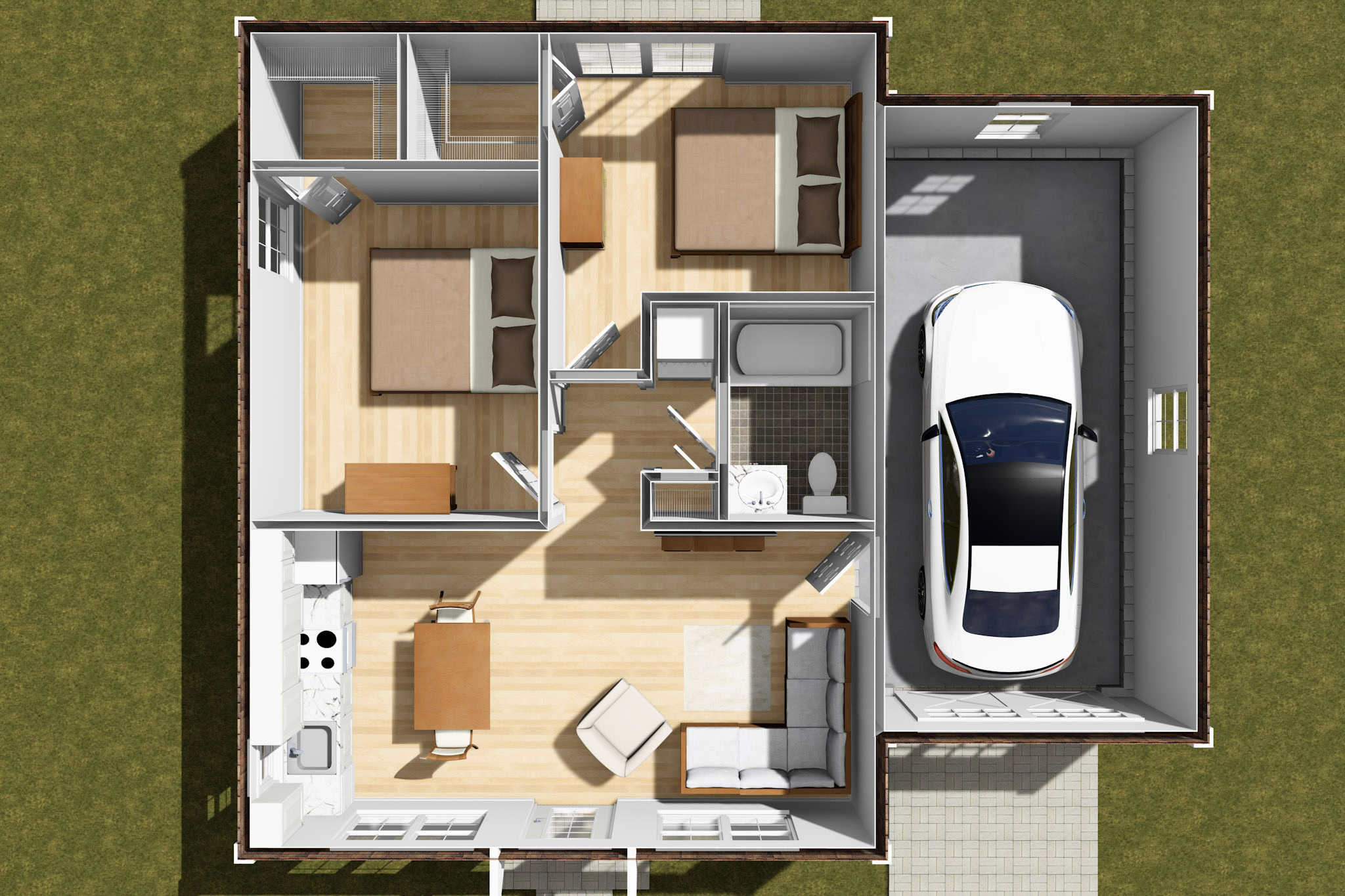 Home Other Image of this 2-Bedroom,627 Sq Ft Plan -178-1533