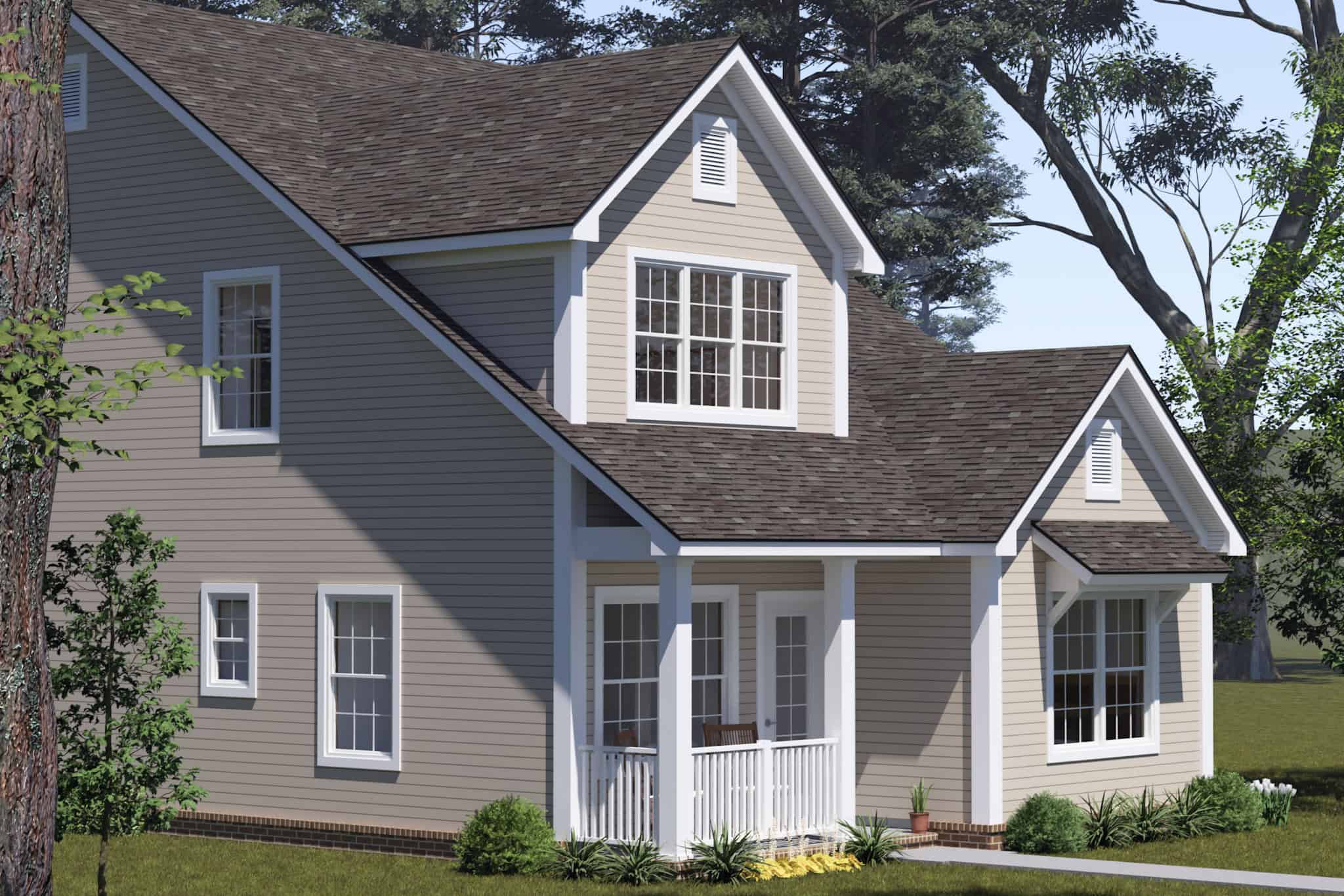 Left Side View of this 4-Bedroom,1769 Sq Ft Plan -178-1535