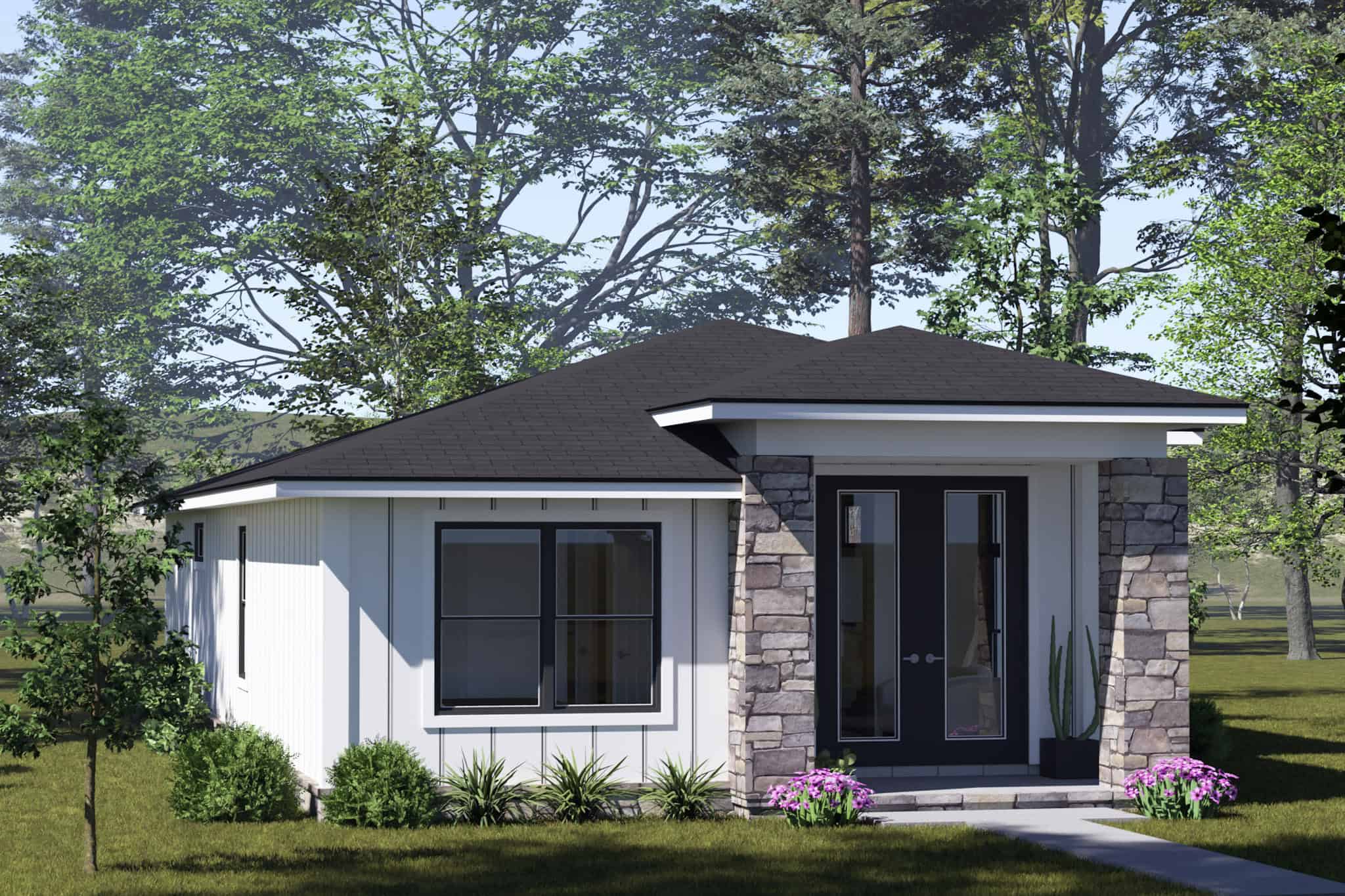 Front View of this 3-Bedroom,1395 Sq Ft Plan -178-1536