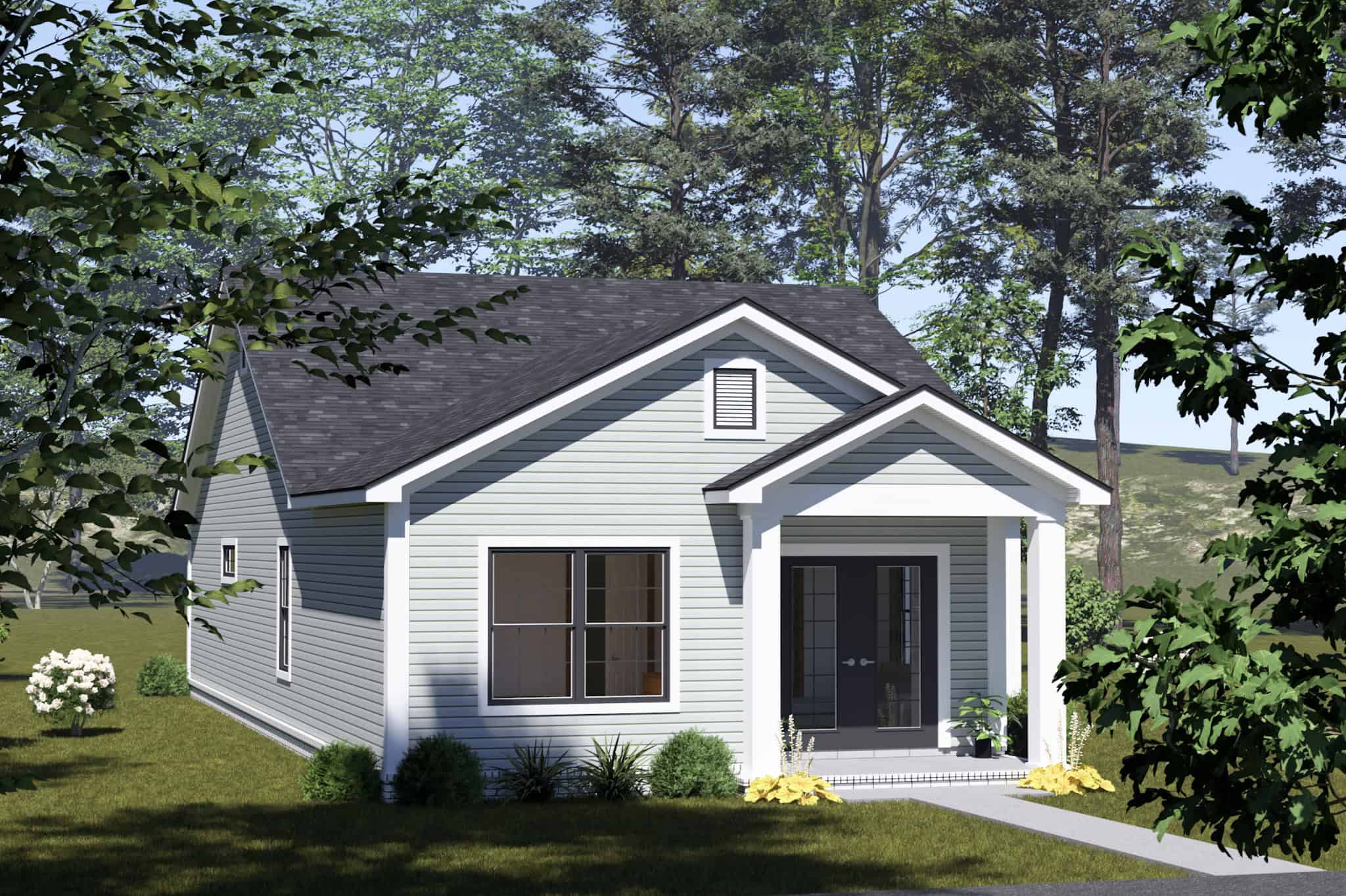 Left Side View of this 3-Bedroom,1395 Sq Ft Plan -178-1537