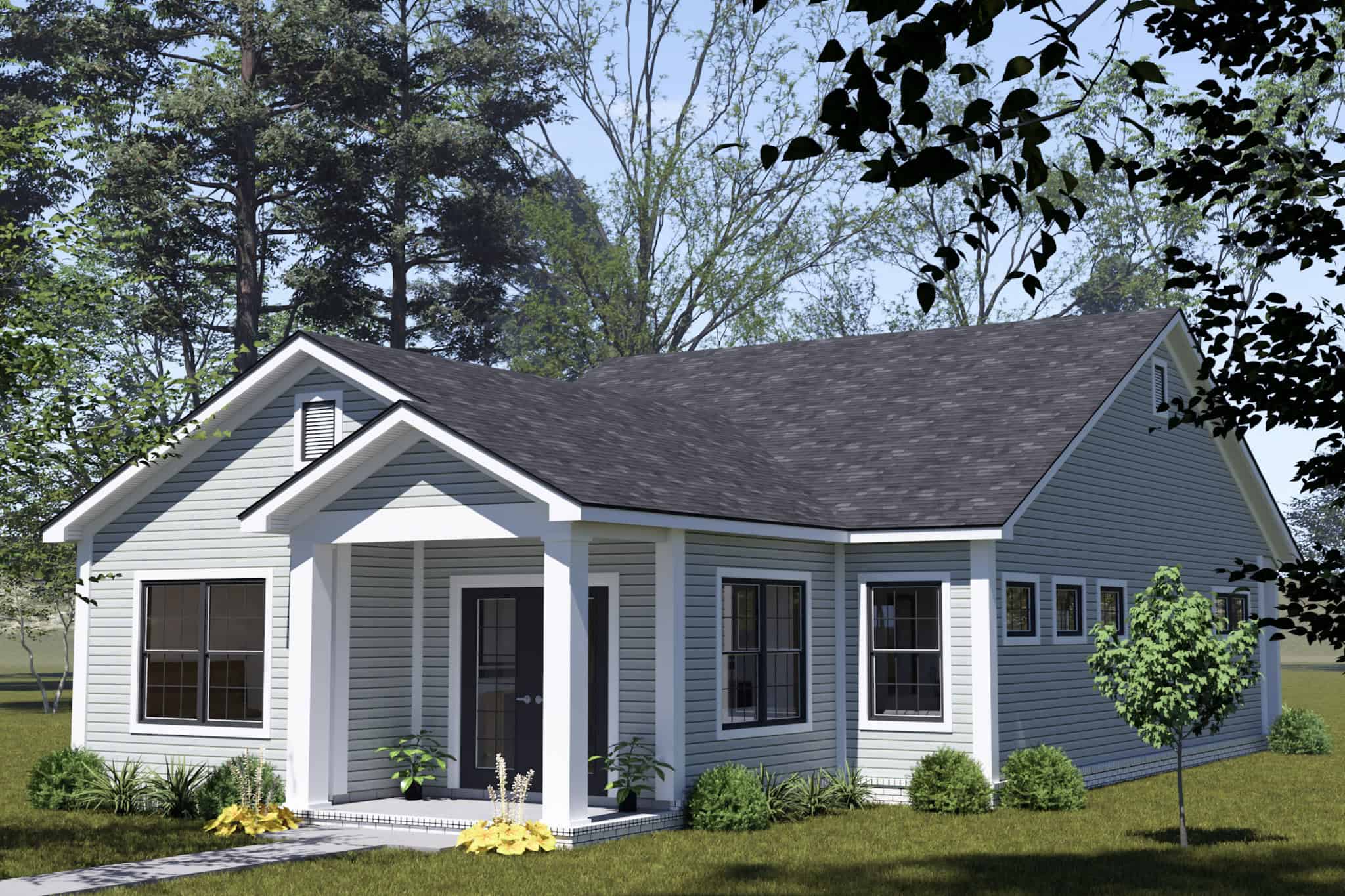 Right Side View of this 3-Bedroom,1395 Sq Ft Plan -178-1537