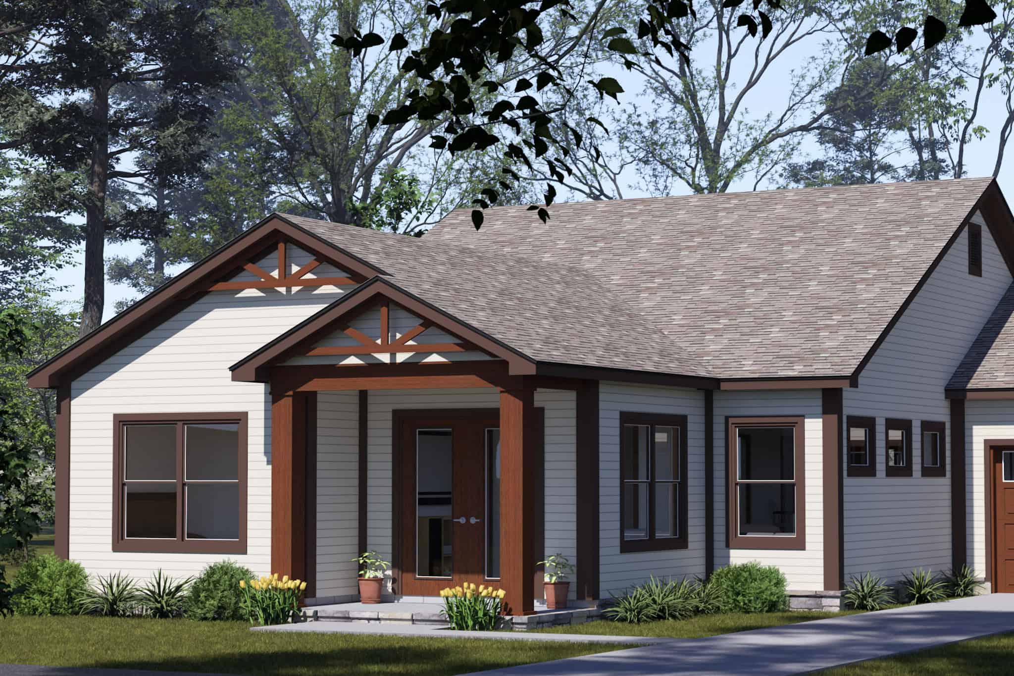 Right Side View of this 3-Bedroom,1395 Sq Ft Plan -178-1538