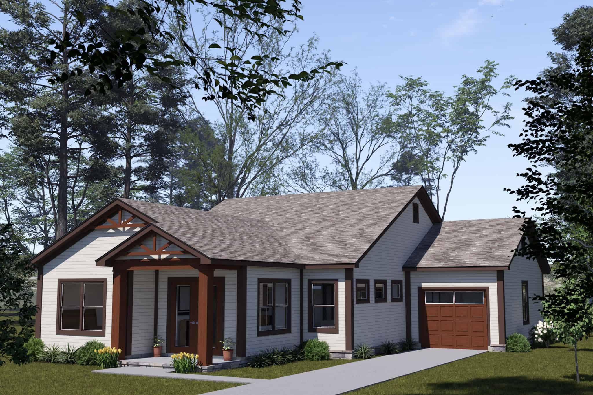 Right Side View of this 3-Bedroom,1395 Sq Ft Plan -178-1538