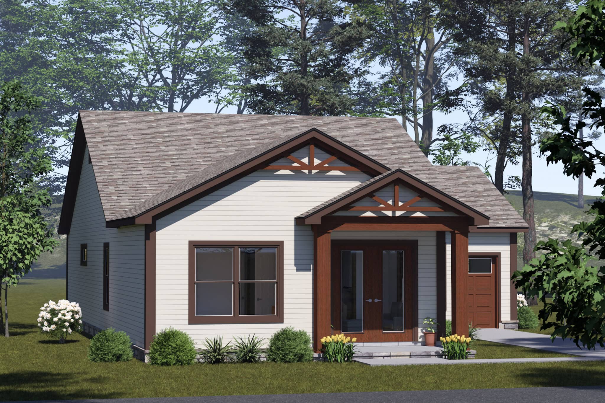 Left Side View of this 3-Bedroom,1395 Sq Ft Plan -178-1538
